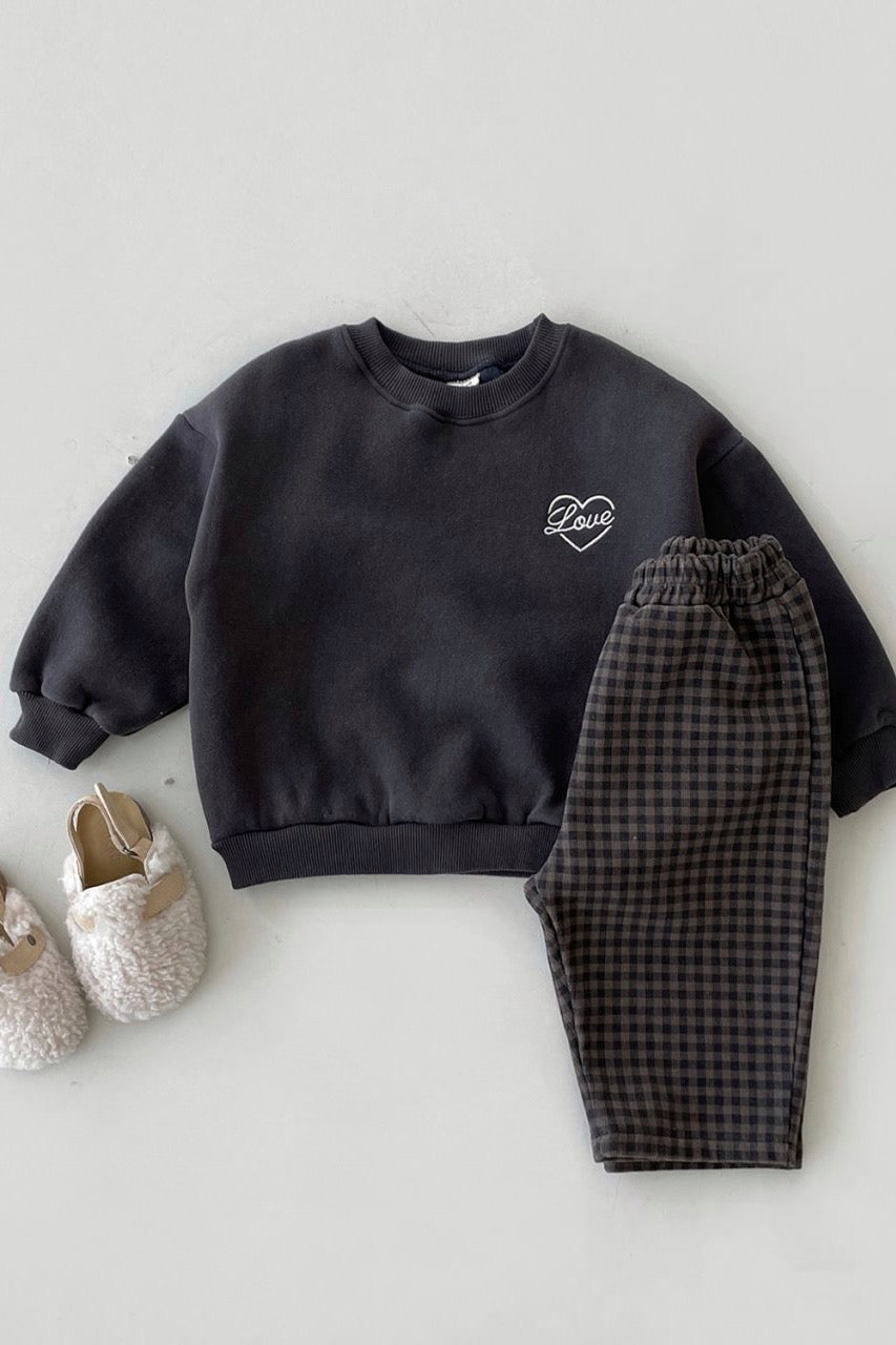 Pantalon Bebe Check-rib