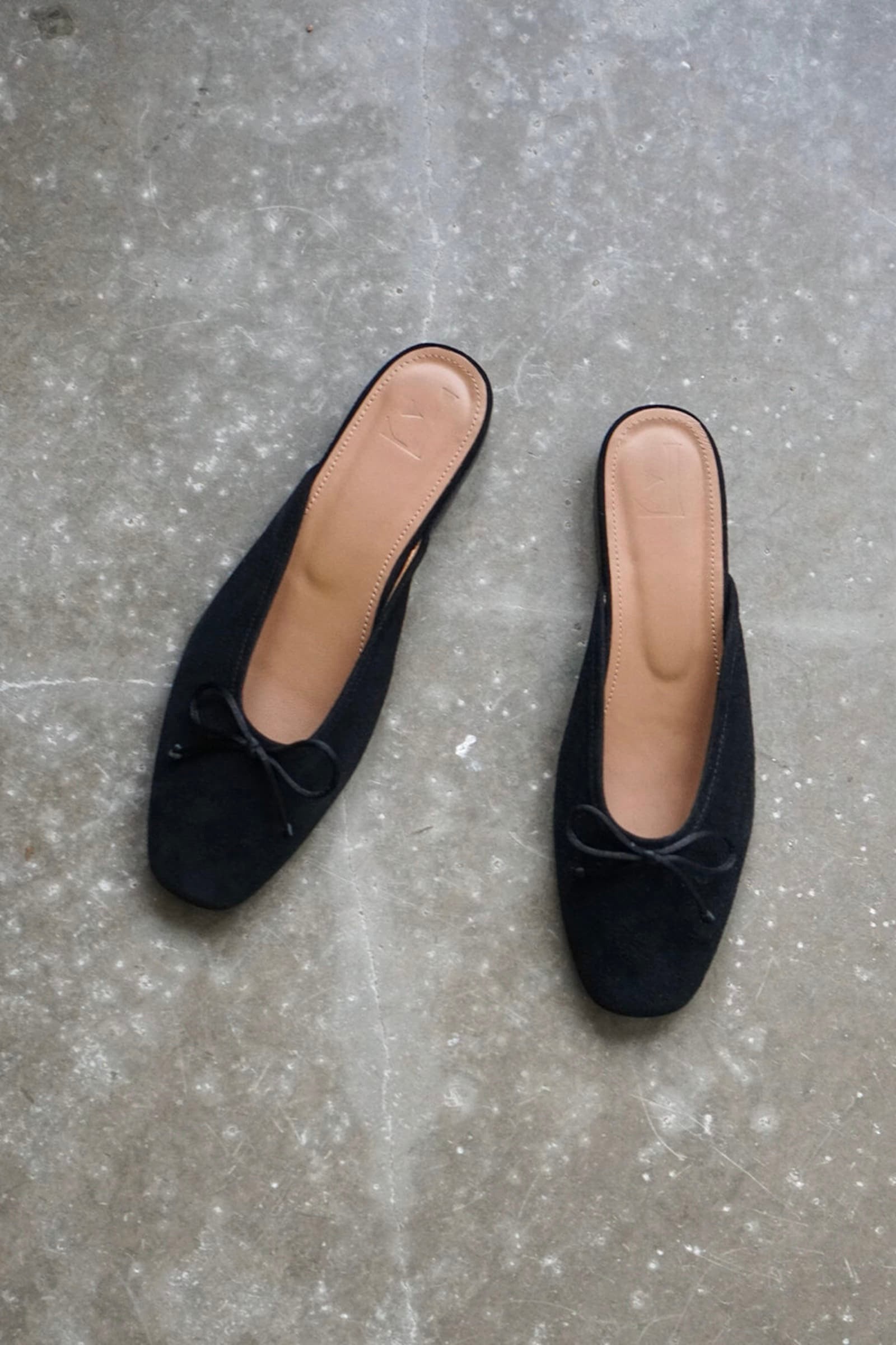 Ballerines Malva Suede Noir