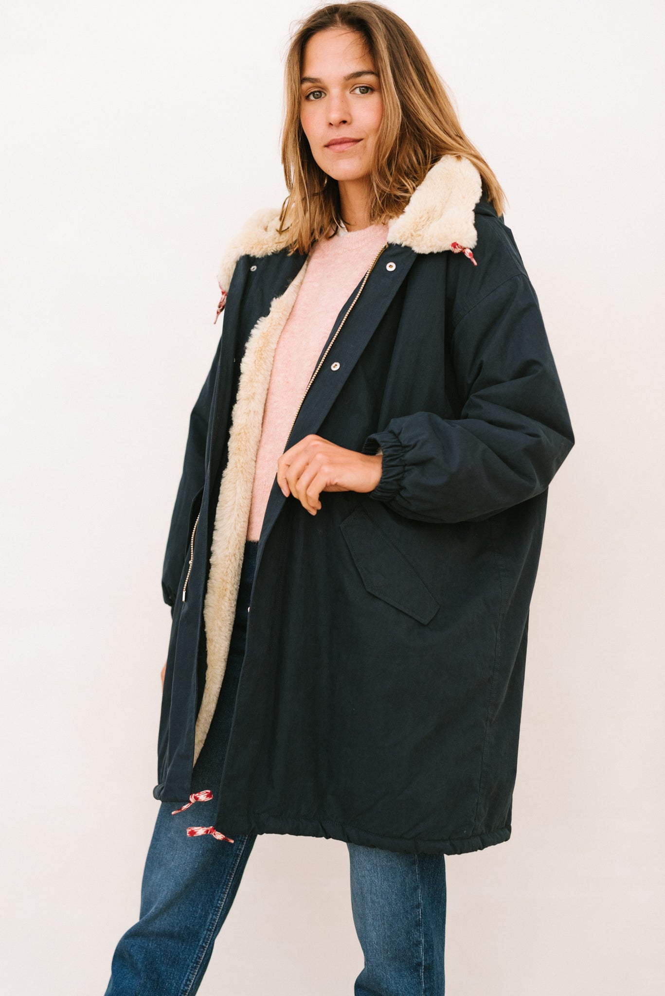 Parka Laos America Navy Bellerose Bonny Lyon