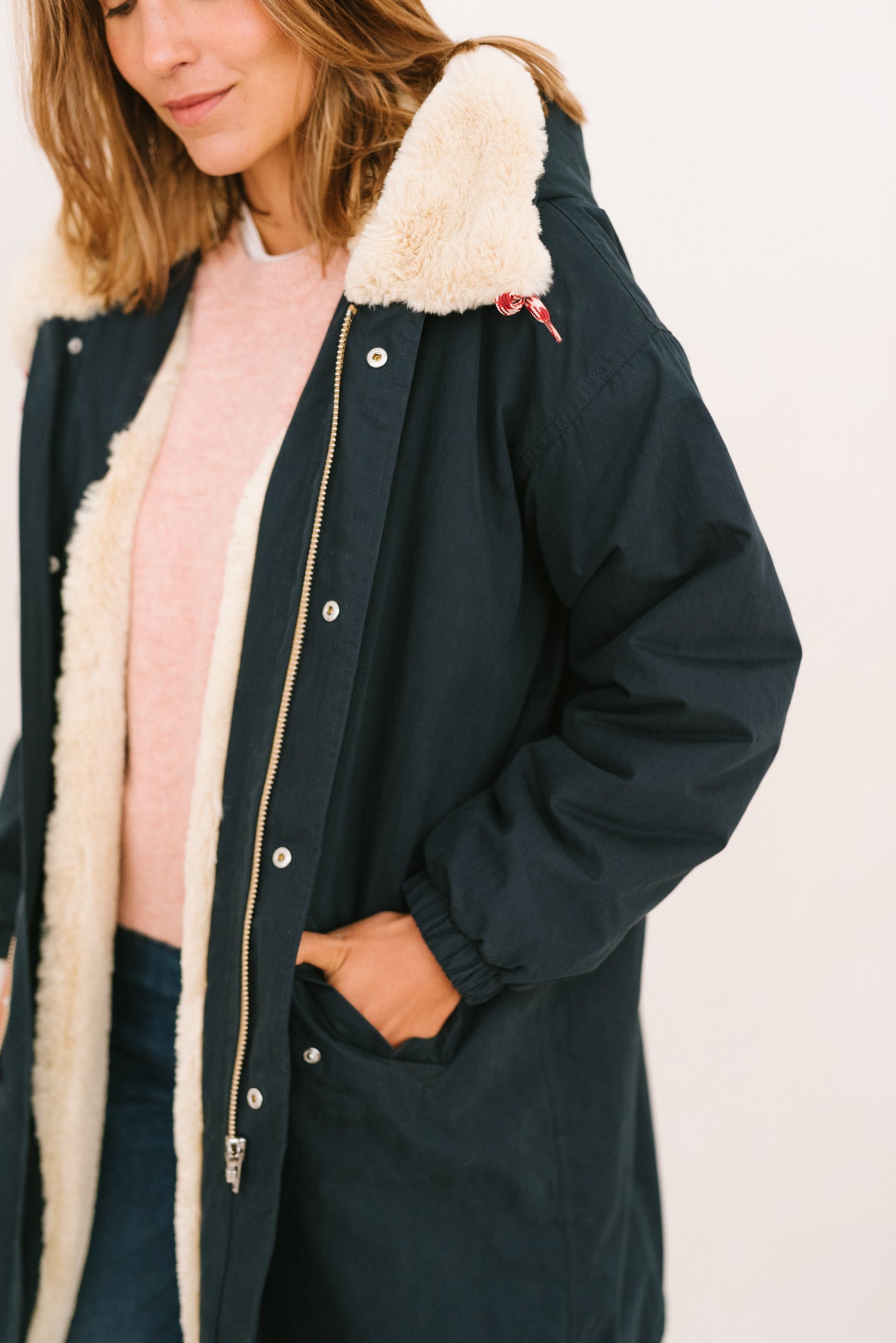 Parka Laos America Navy Bellerose Bonny Lyon
