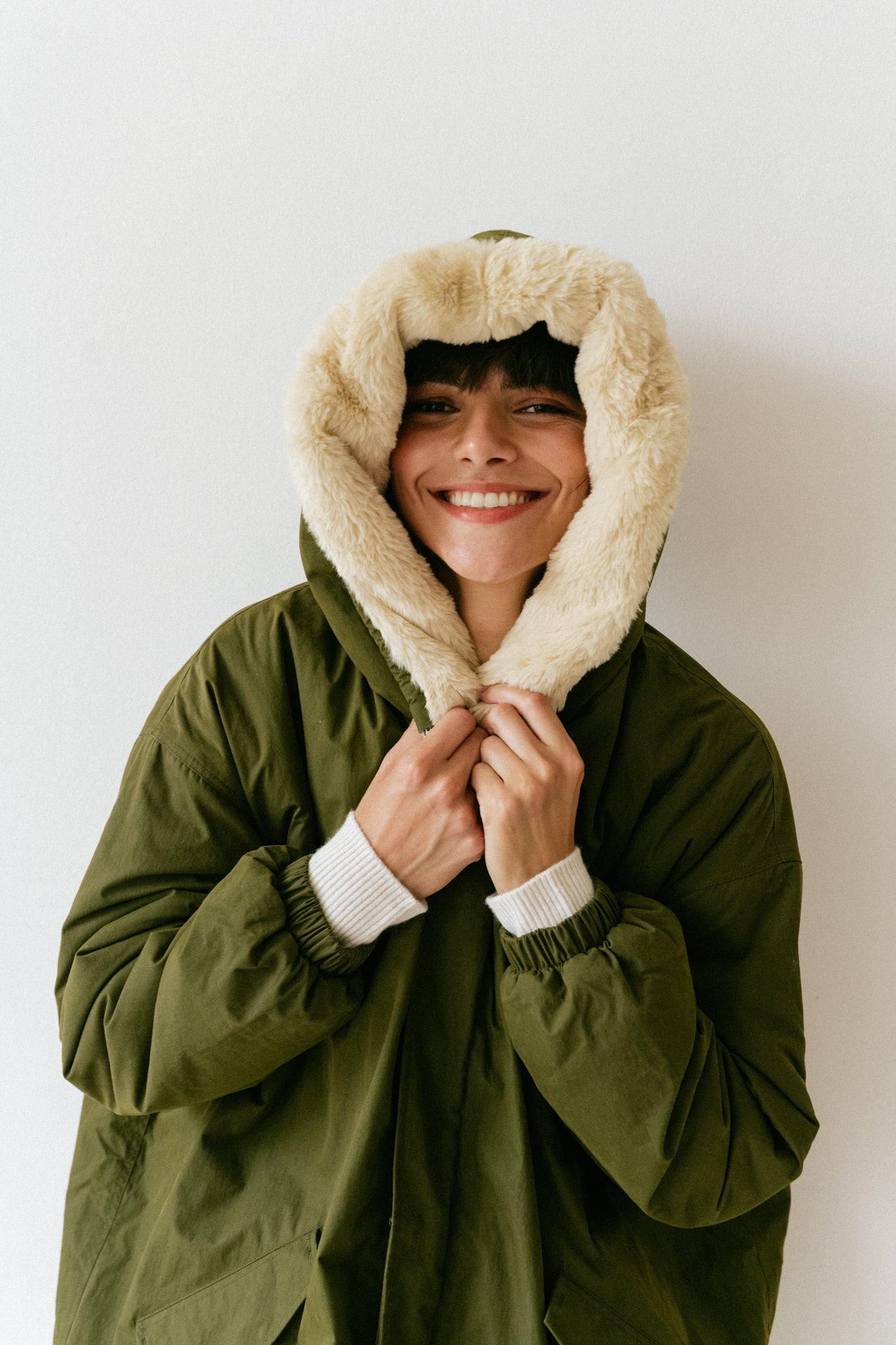 Parka Laos Olive Kaki Bellerose Bonny Lyon