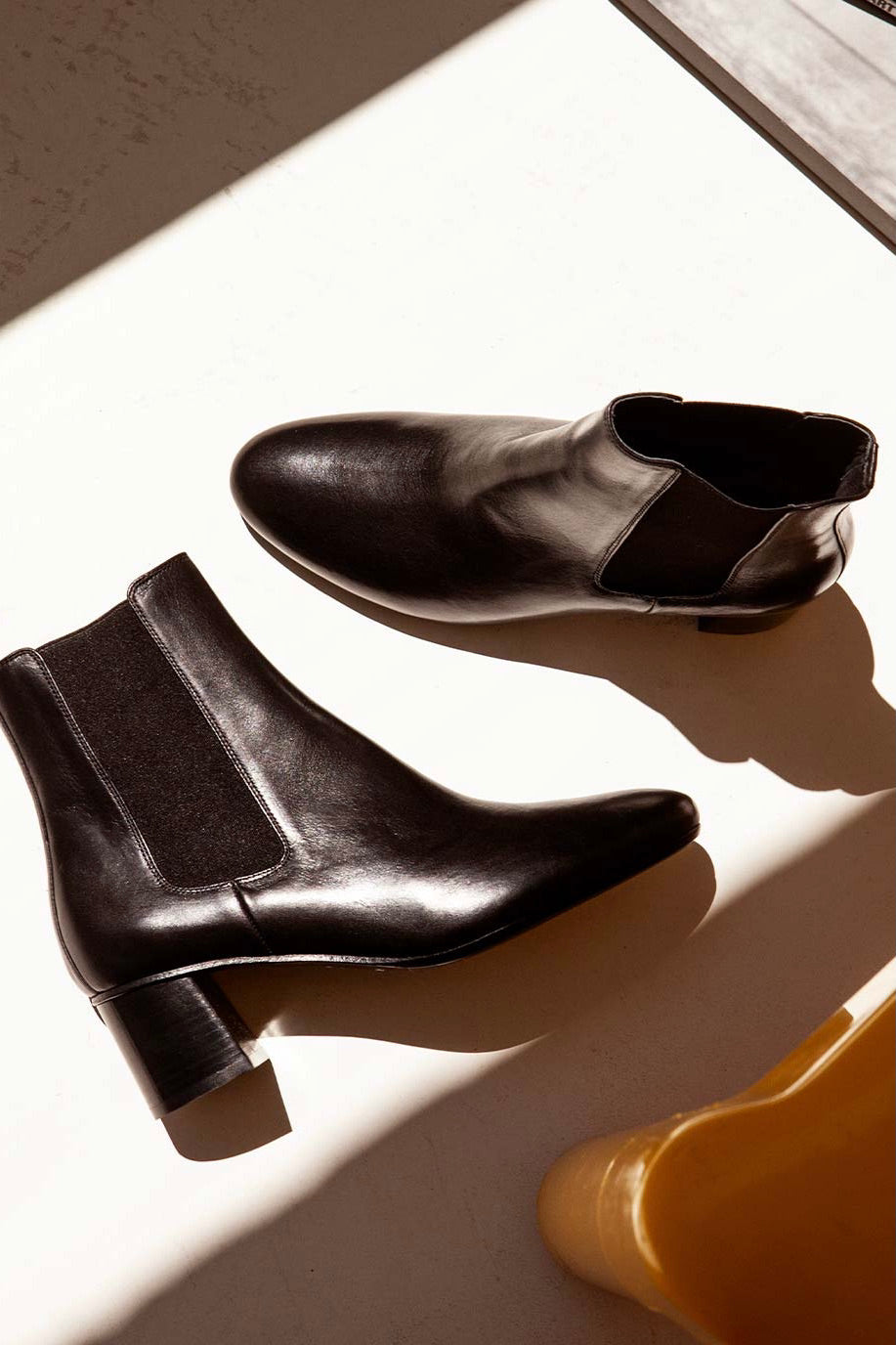 Bottines no.402 Cuir Noir