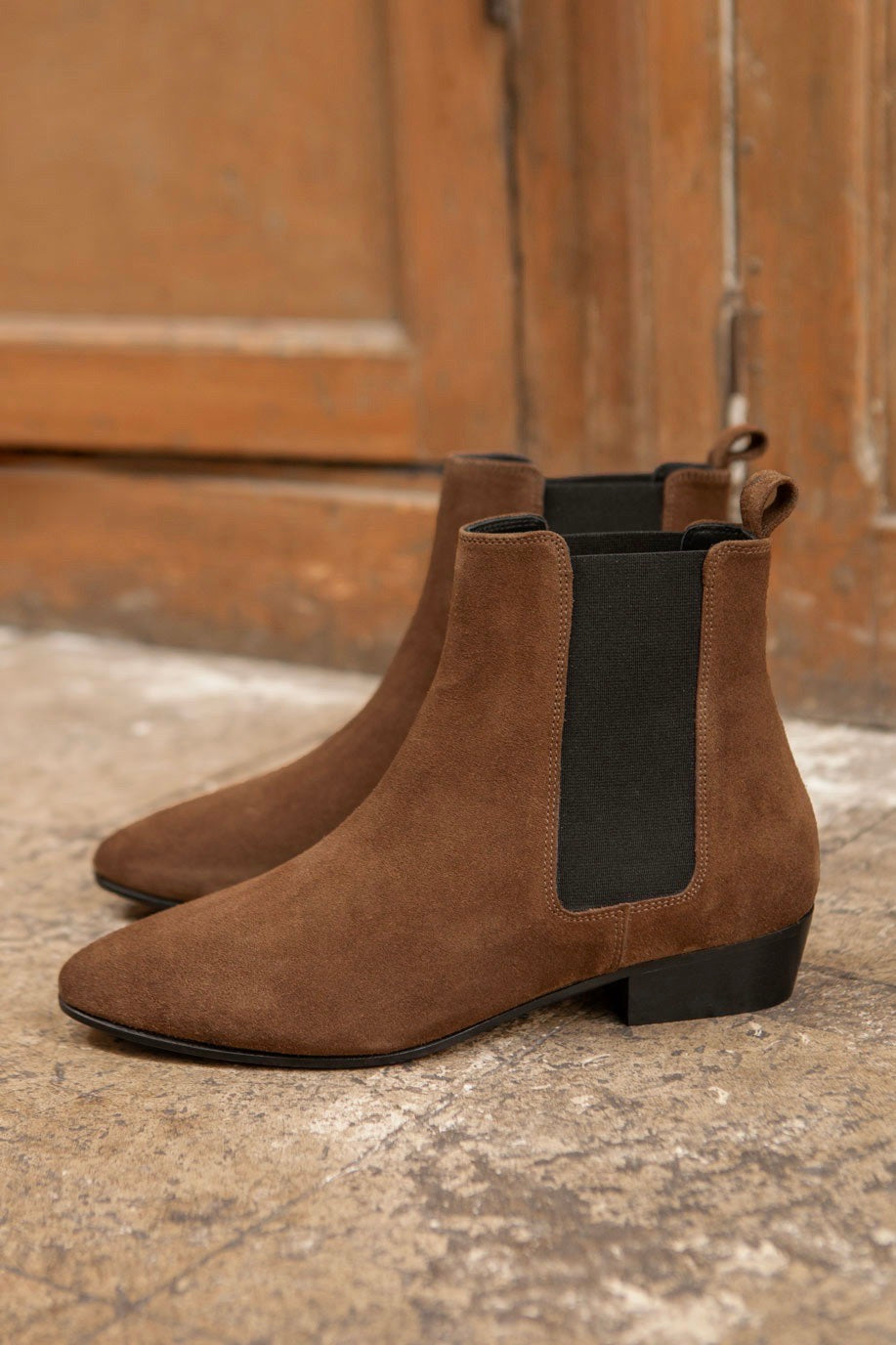Bottines no.66 Suede Noisette