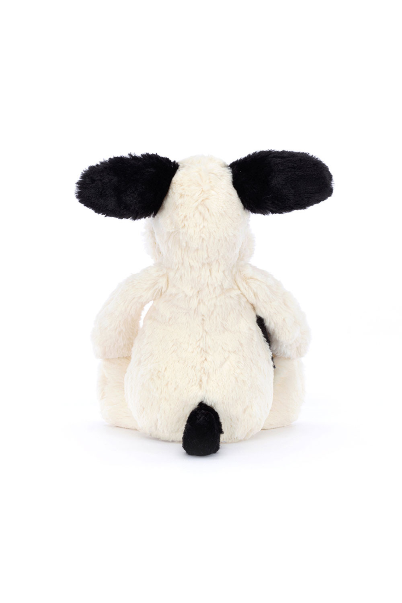 Peluche Puppy Black & Cream