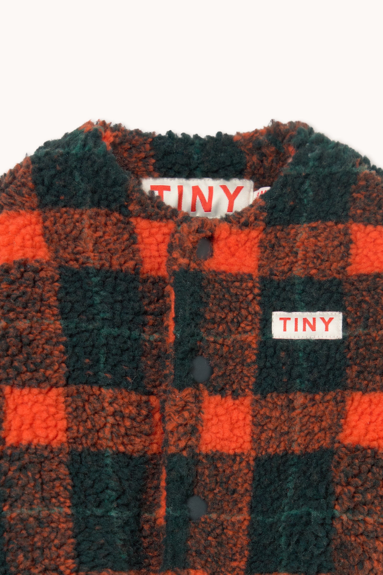 Veste Bébé Red Check Sherpa