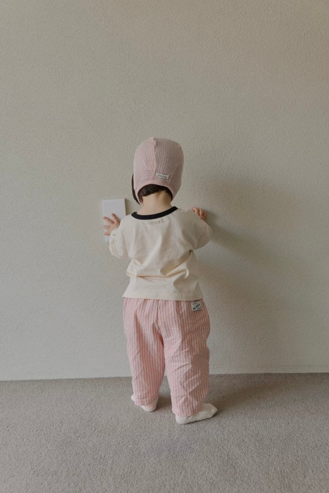 Pantalon Bebe Mini Stripe Lalaland