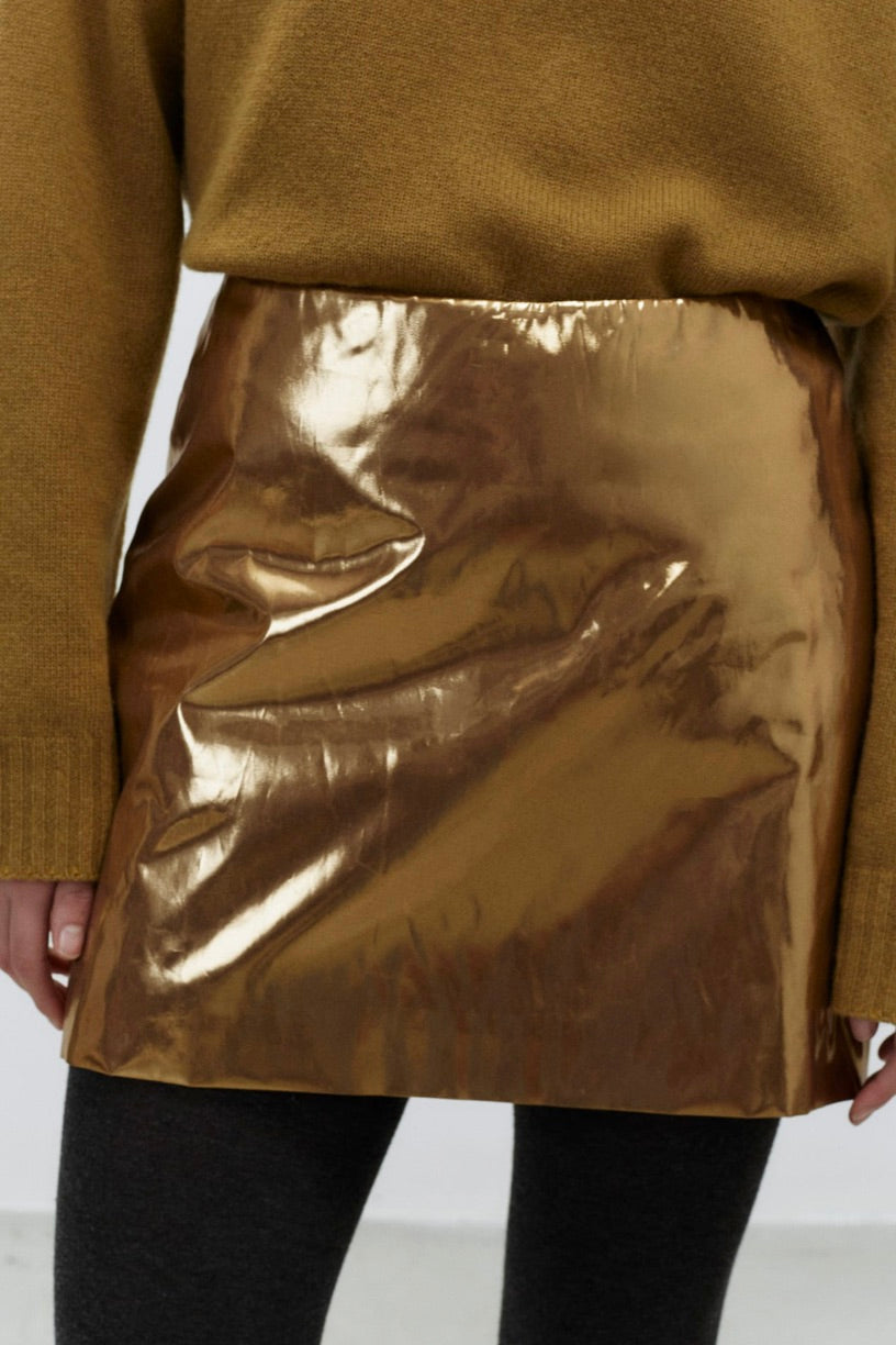 Jupe Minigonna Gold