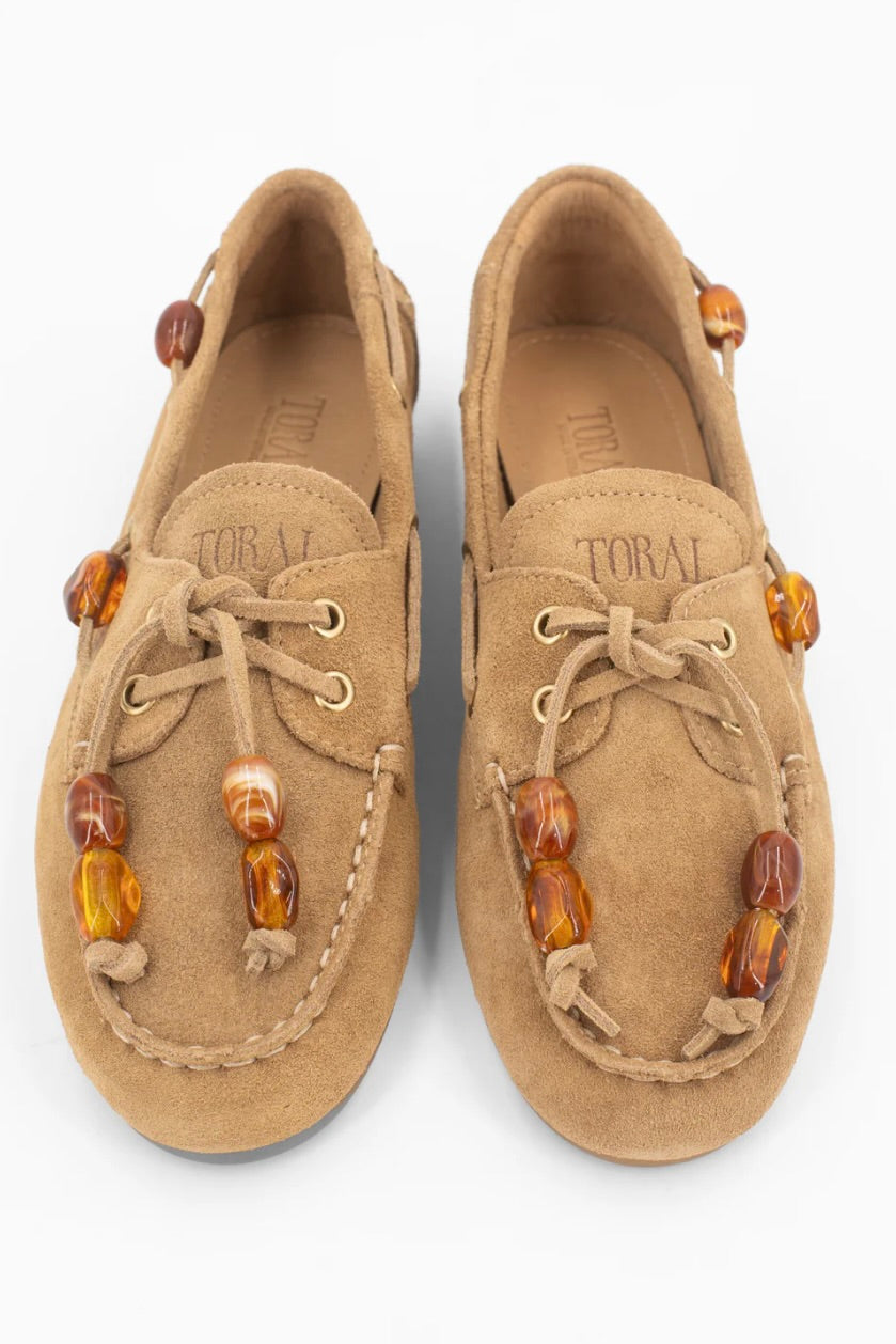 Mocassins Nahua Amber/Gołd