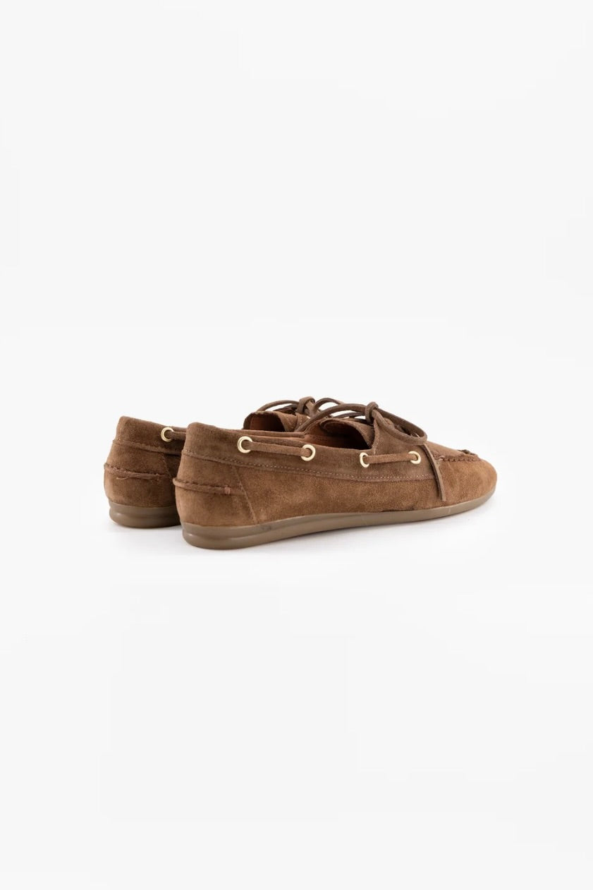 mocassins souples en daim et semelle caoutchouc Nahua Toral -- Bonny Lyon 