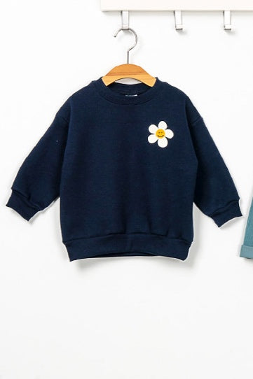 T-shirt Flower Brushed Raykids