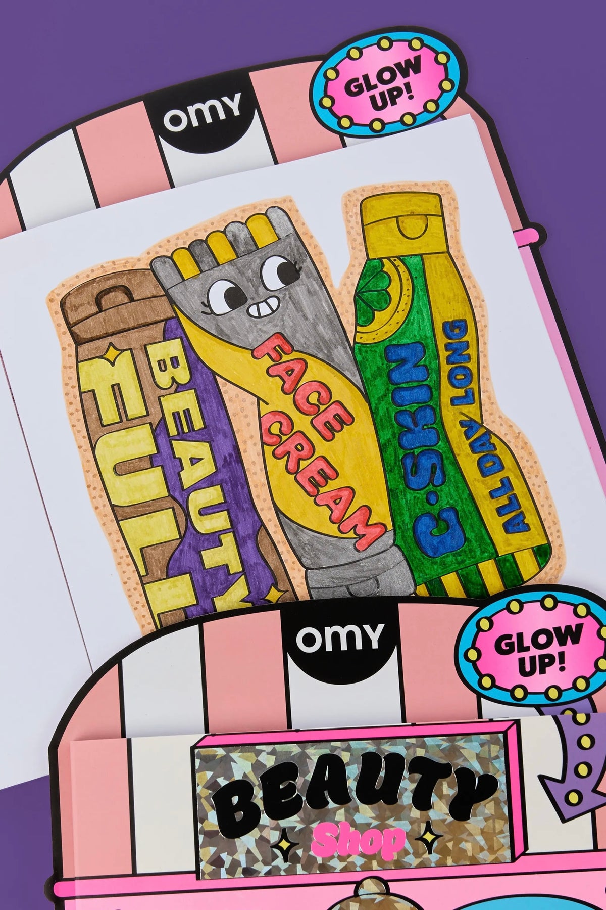Carnet de Coloriage & Stickers Beauty ou Sushi