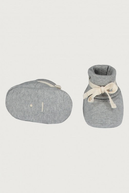 Chaussons bébé en jersey souple coton organique Gray Label -- Bonny Lyon 
