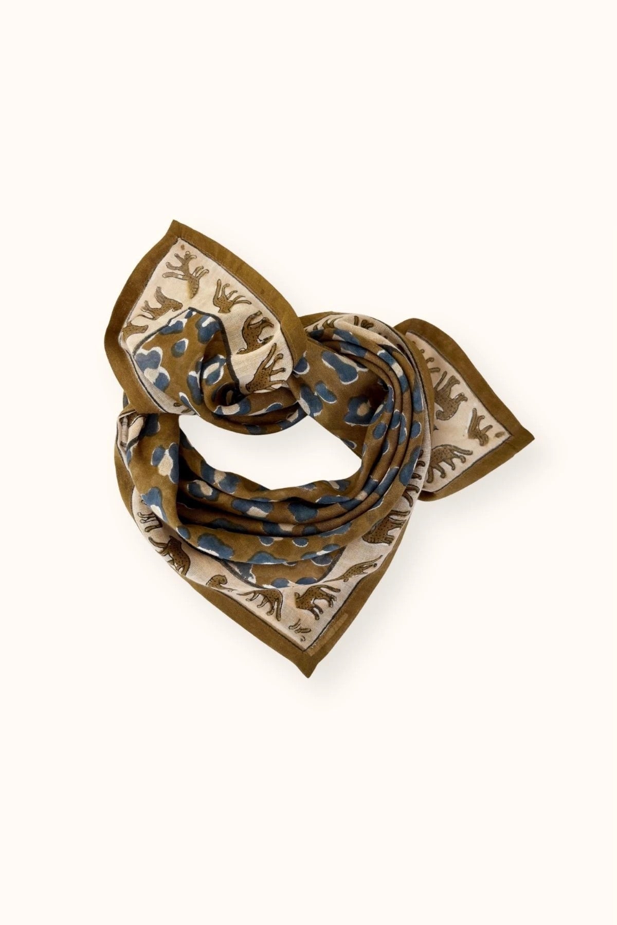 Small Foulard Dupatta Léopard