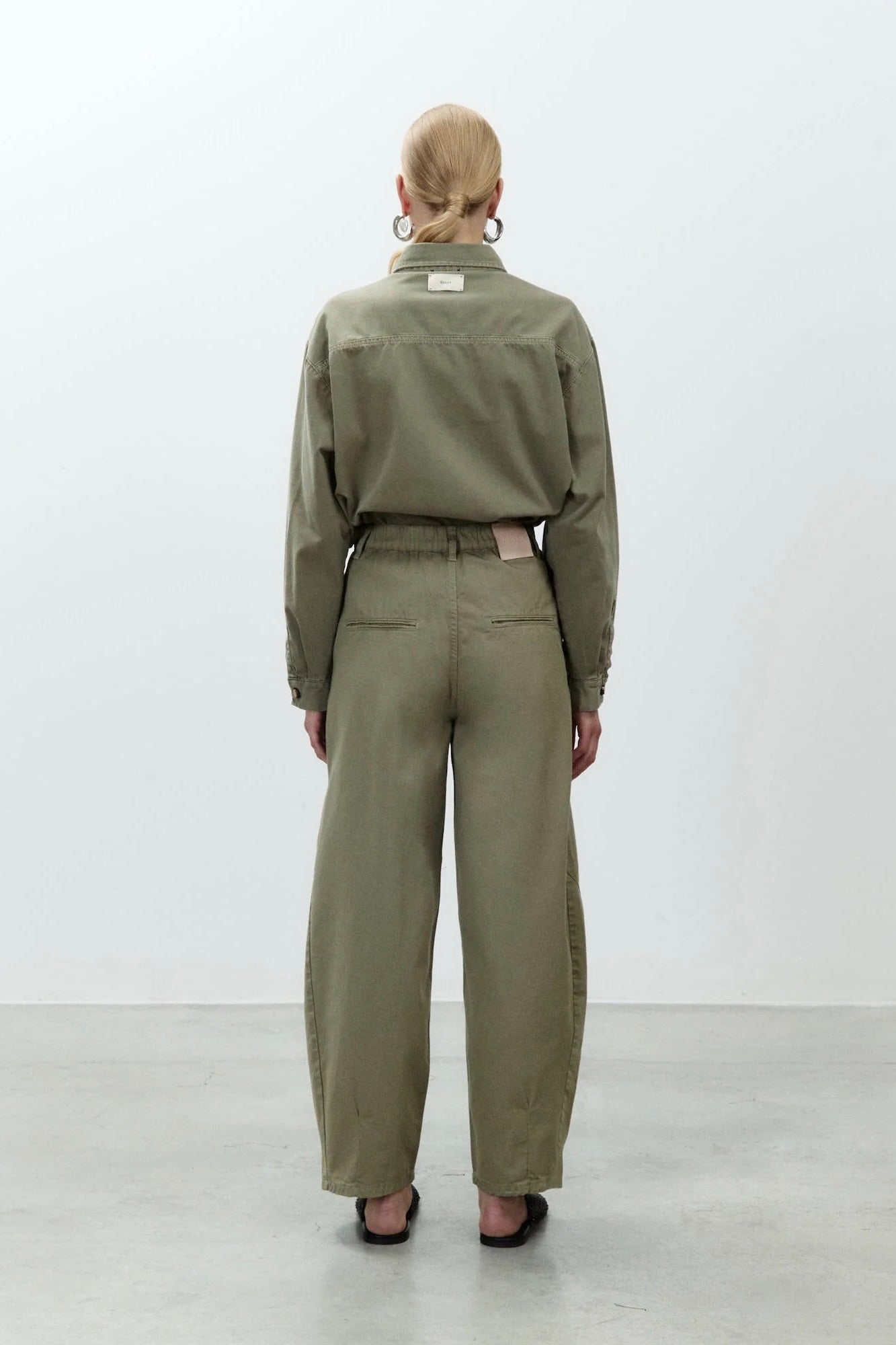 Pantalon Sporty Gabardine Barrel
