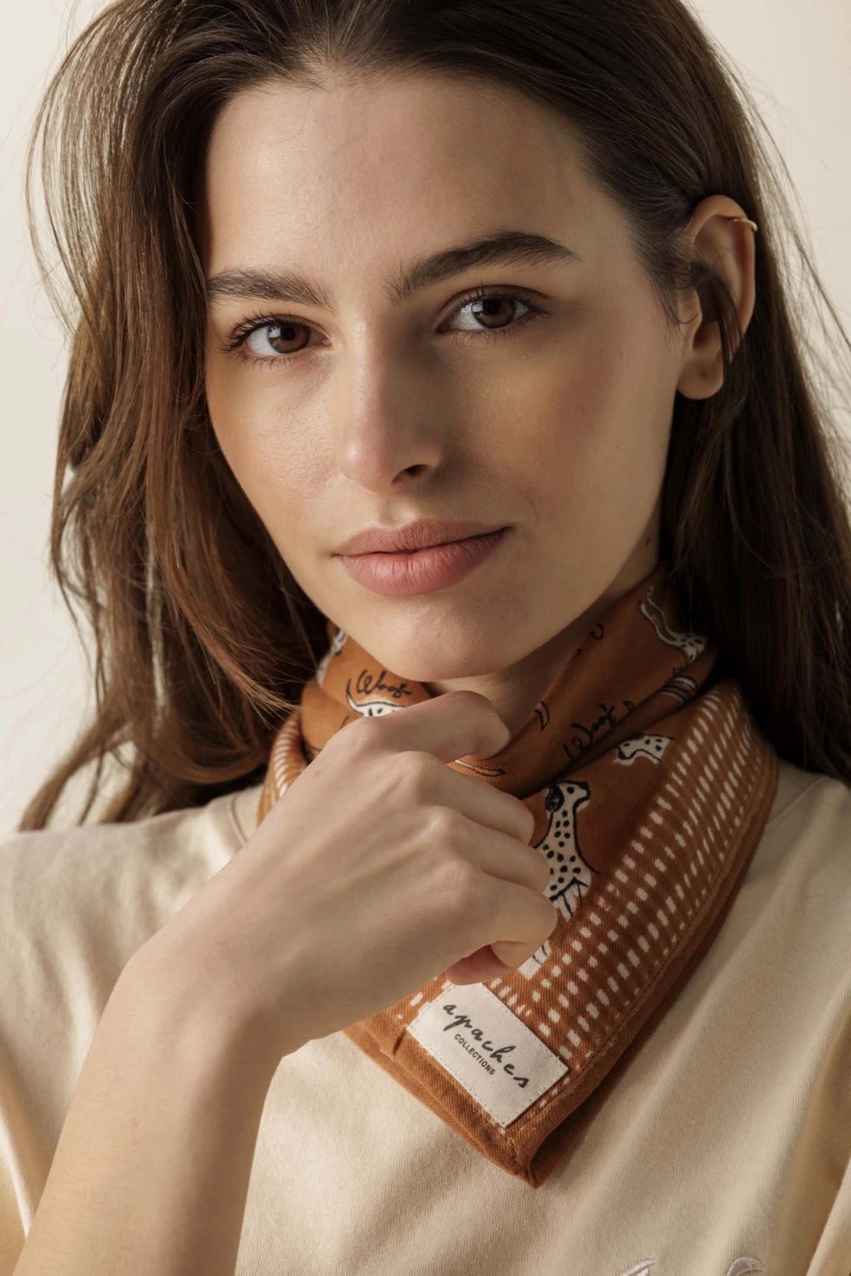 Small Foulard Manika Pongo