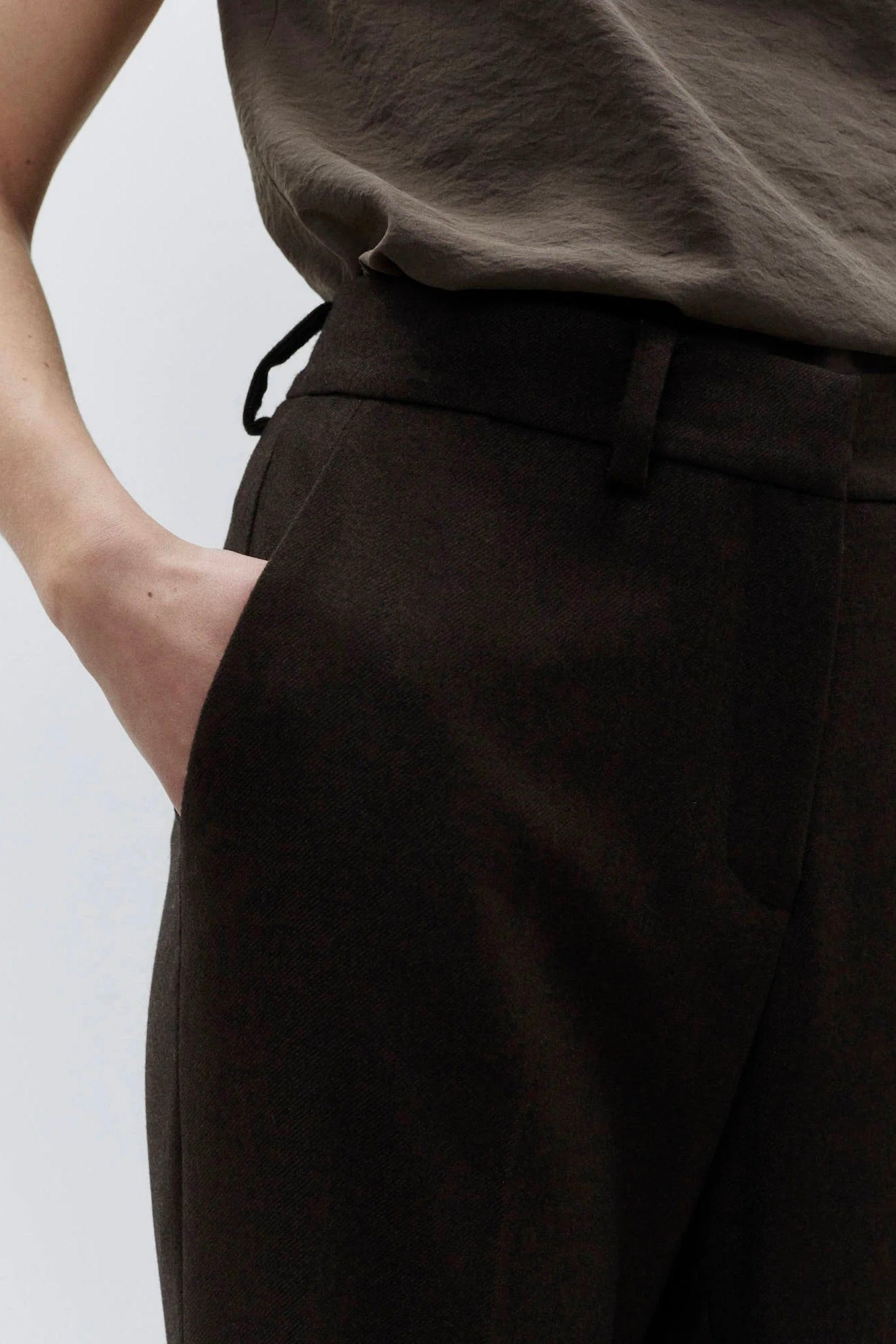 Pantalon Flanella Garzata