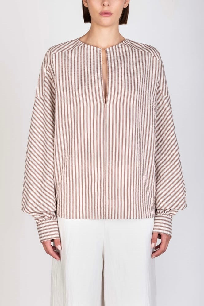 Blouse Tailored Stripes