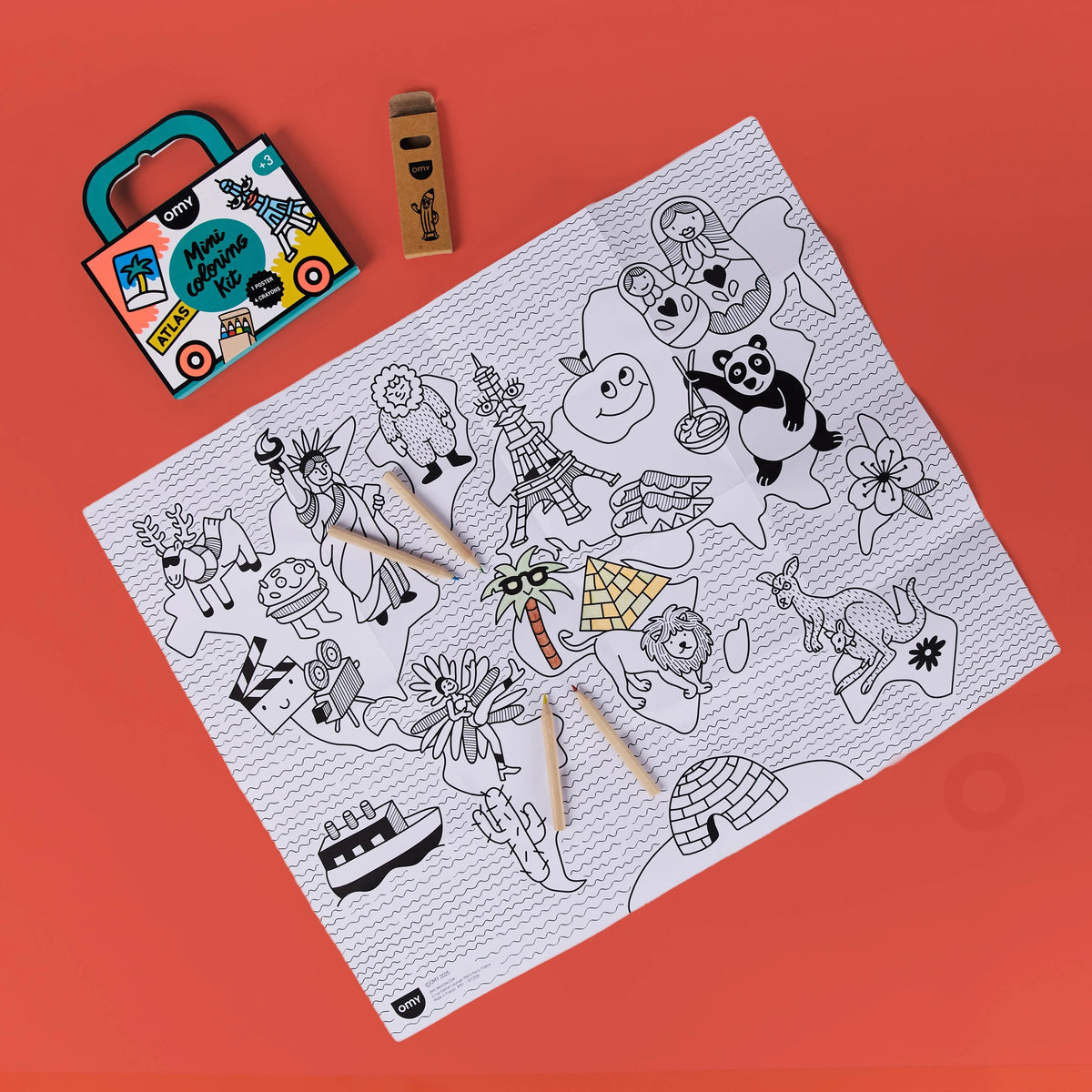 Mini Kit de Coloriage Voyage