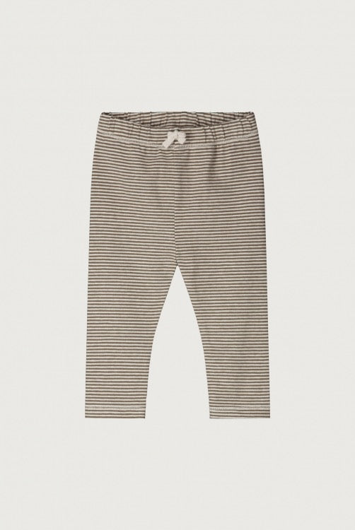 Leggins bébé en jersey coton organique rayé Gray Label -- Bonny Lyon 
