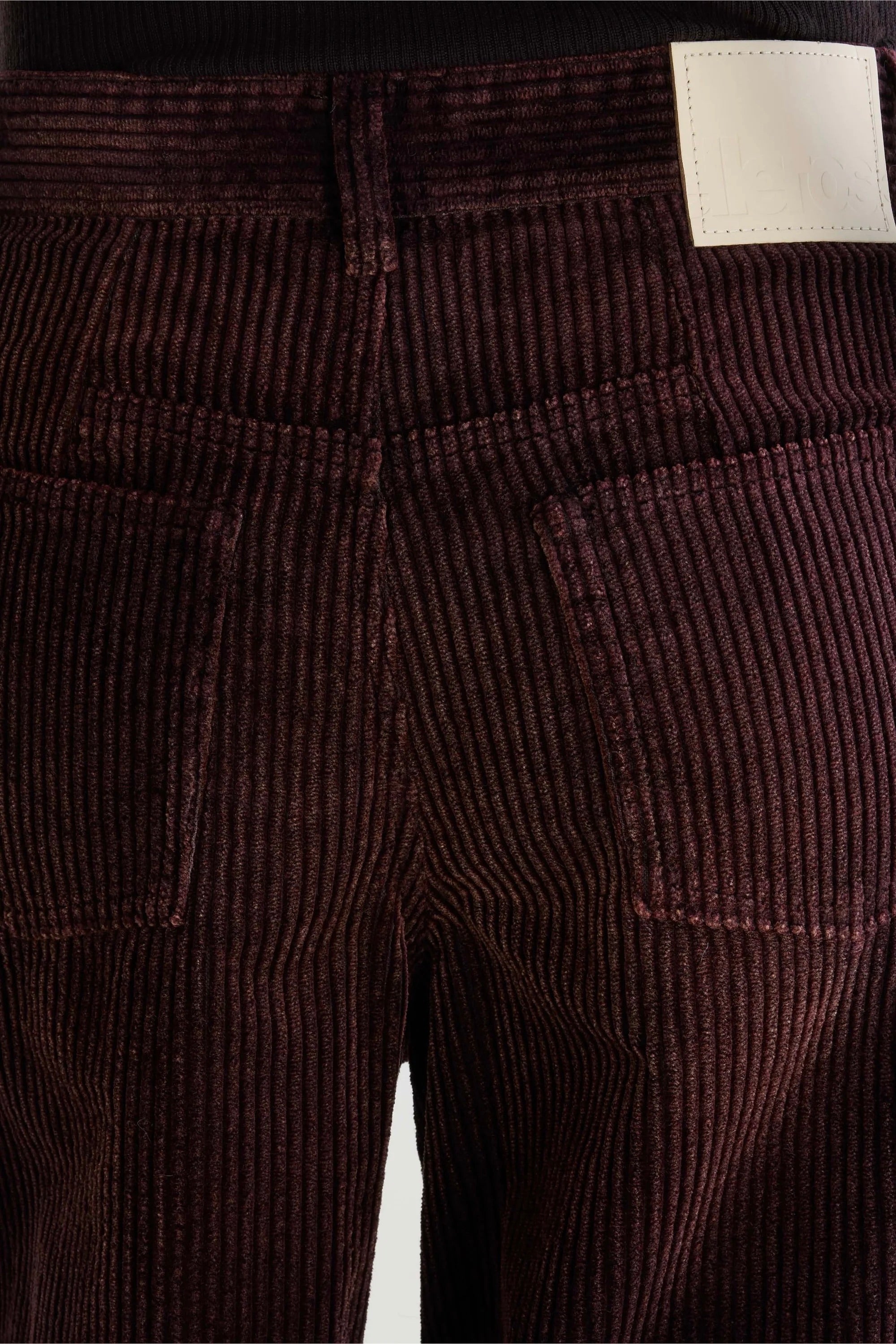 Jeans large velours côtelé bordeaux no.62 Petula Bellerose -- Bonny Lyon