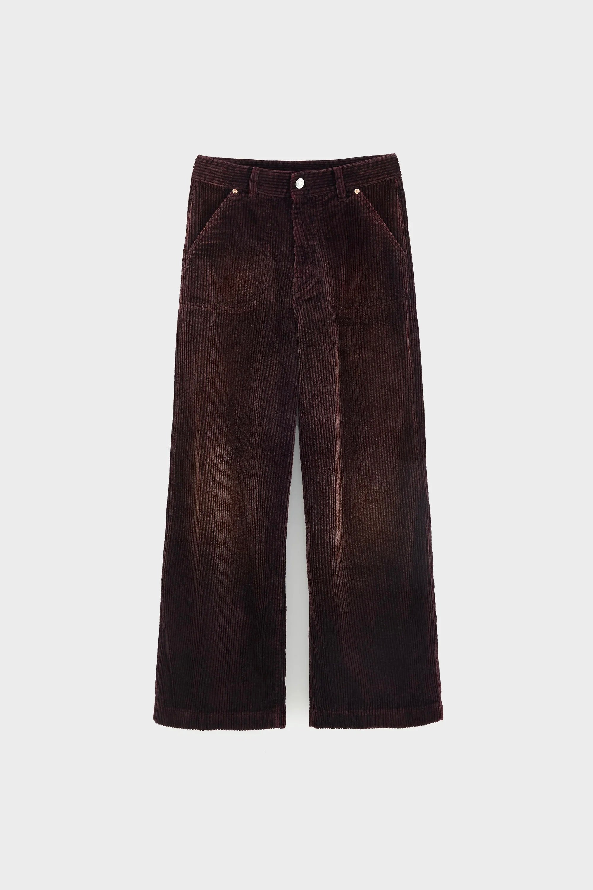 Jeans large velours côtelé bordeaux no.62 Petula Bellerose -- Bonny Lyon