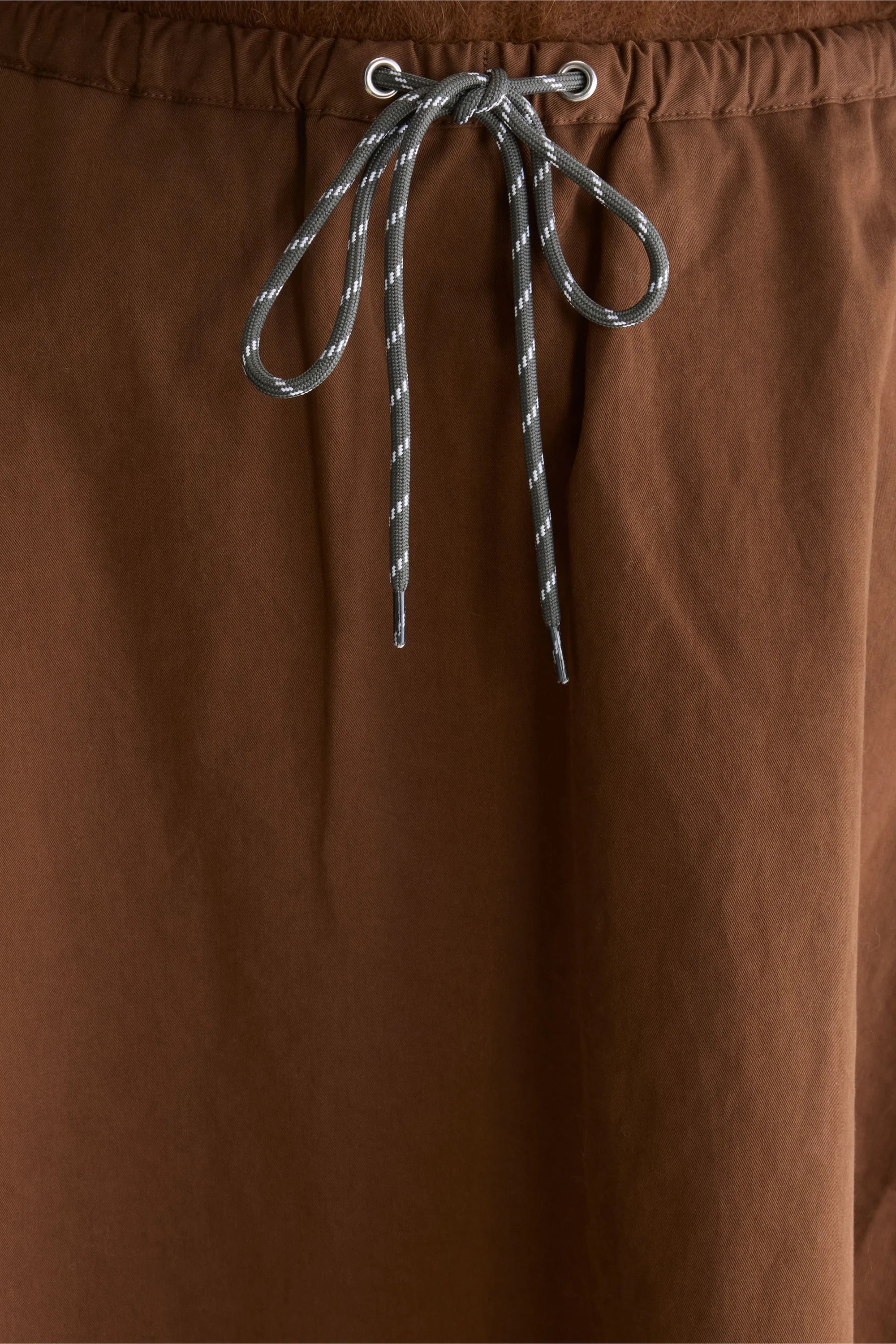 jupe longue évasé couleur tabac look sport chic Bellerose Harlin -- Bonny Lyon 