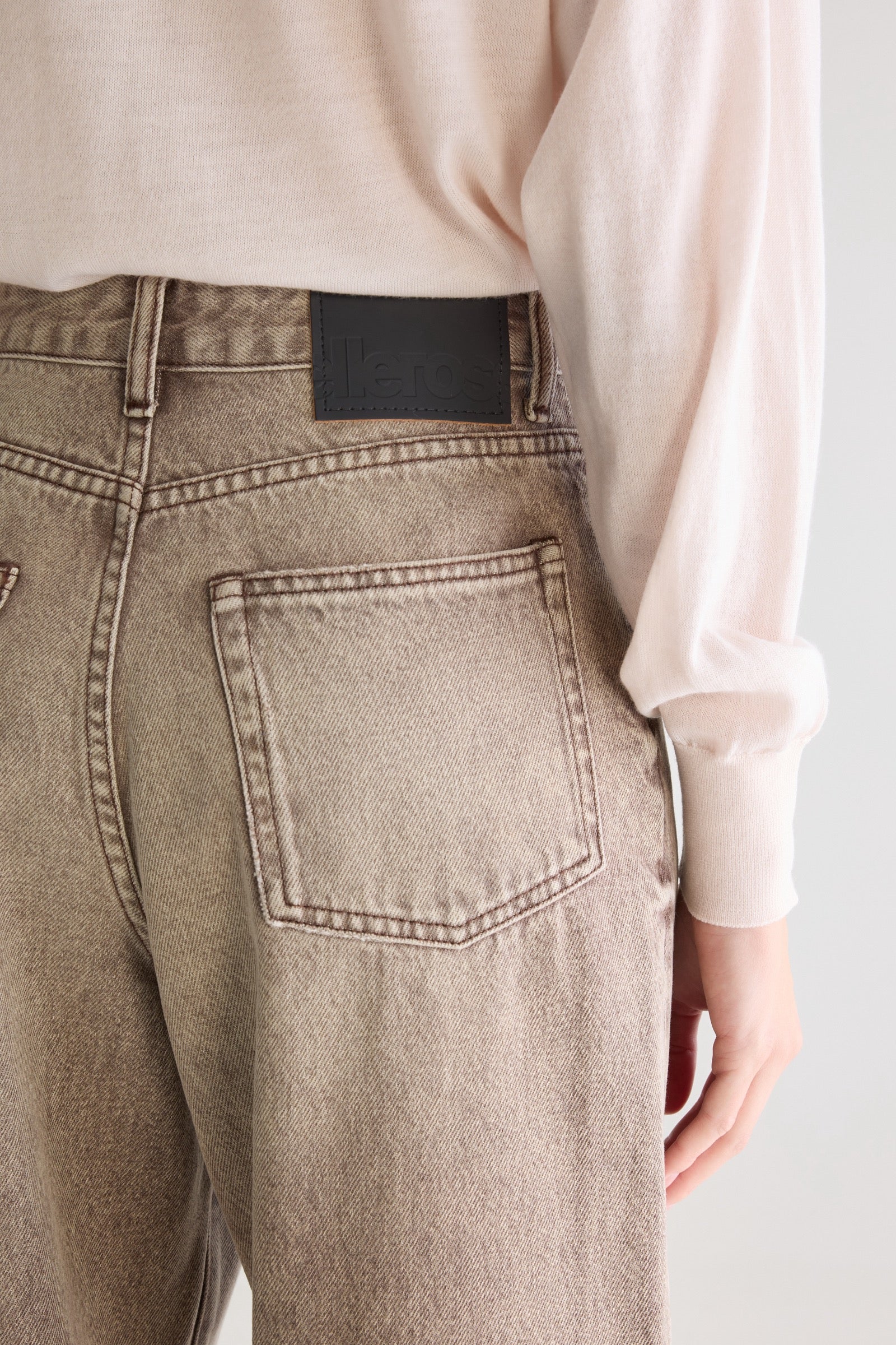 Jeans Poker Brown Snow