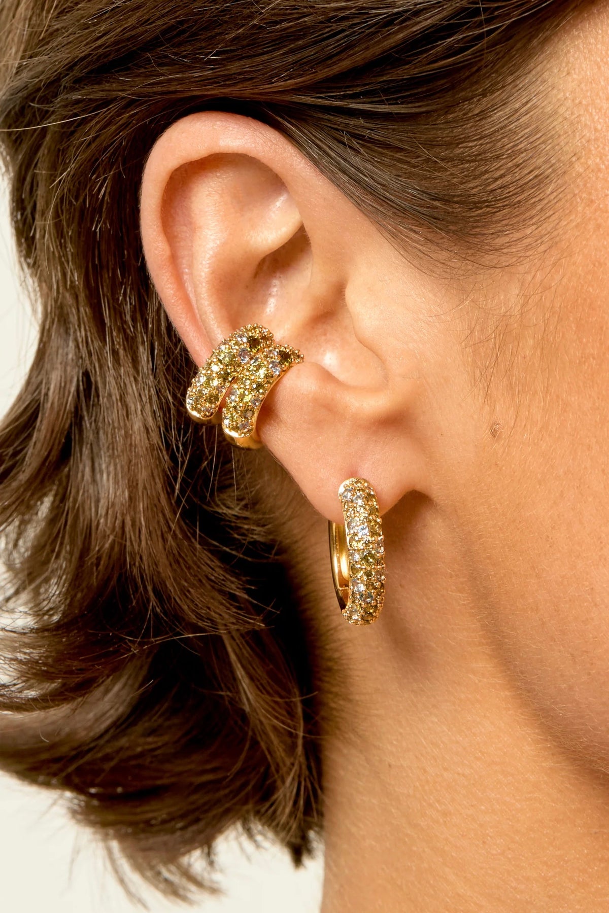 Earcuff Grey Champagne
