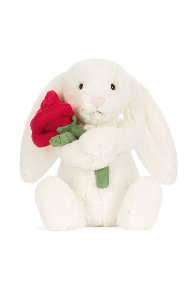 Peluche Lapin avec Roses