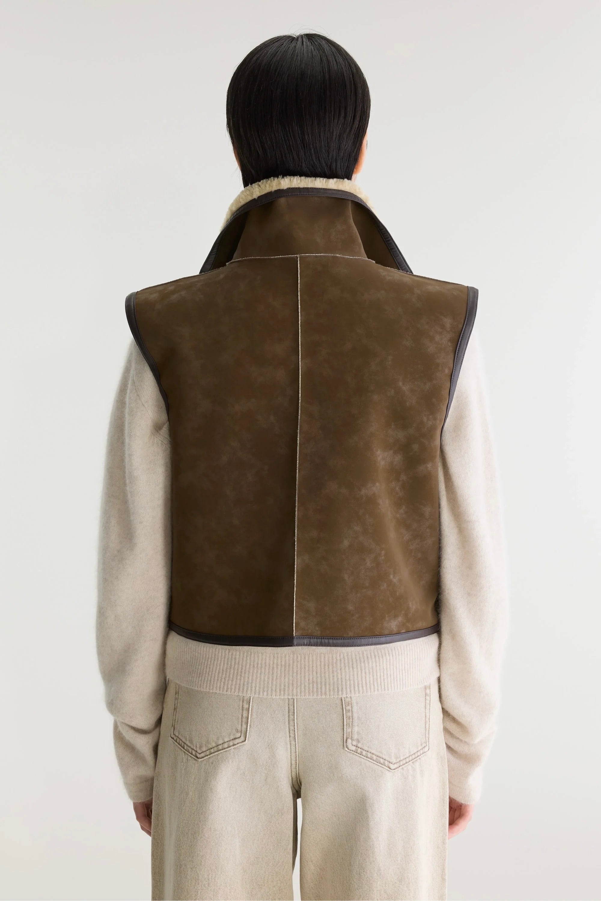 Veste sans manche réversible en fausse fourrure Jonson Bellerose -- Bonny Lyon 