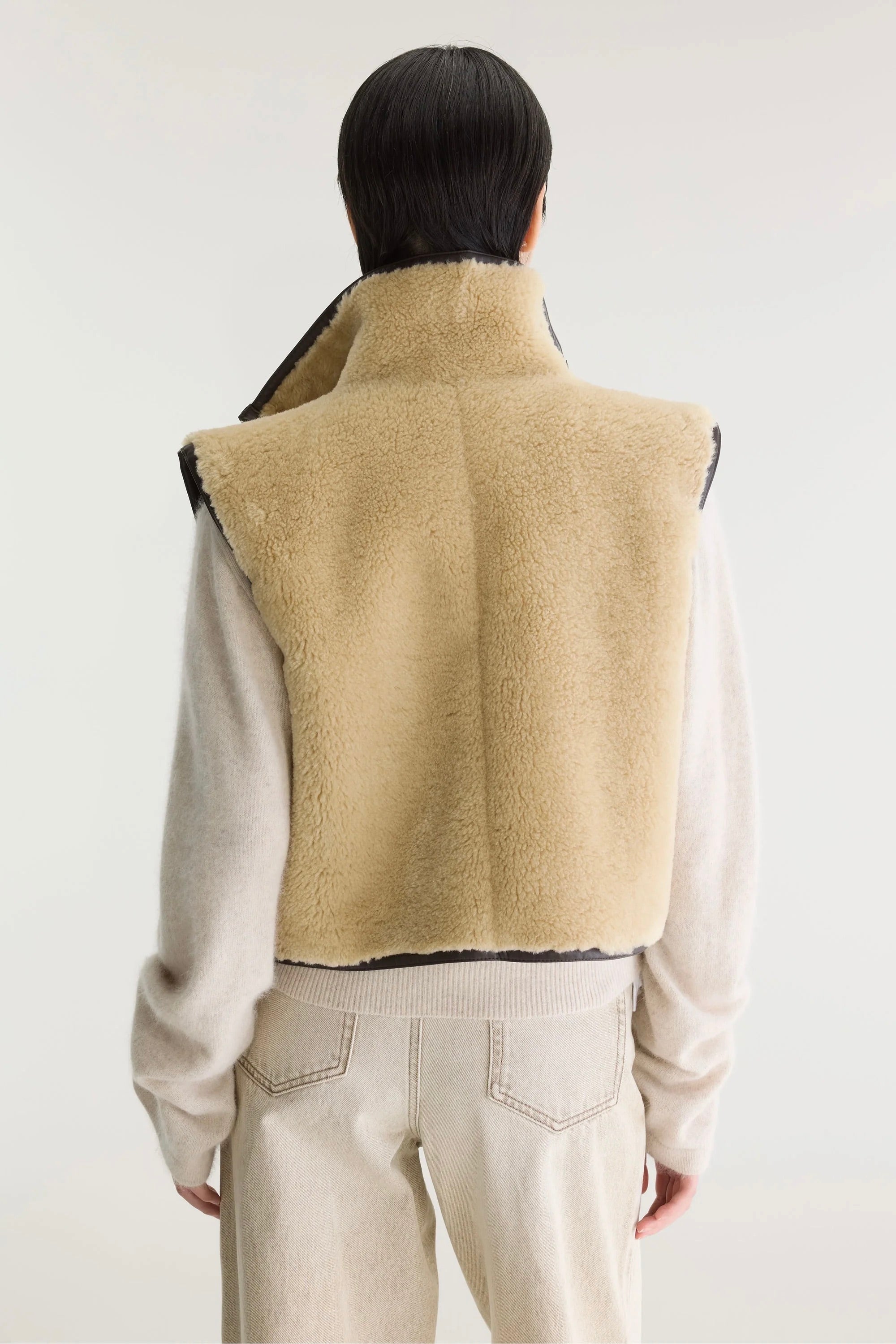 Veste sans manche réversible en fausse fourrure Jonson Bellerose -- Bonny Lyon 