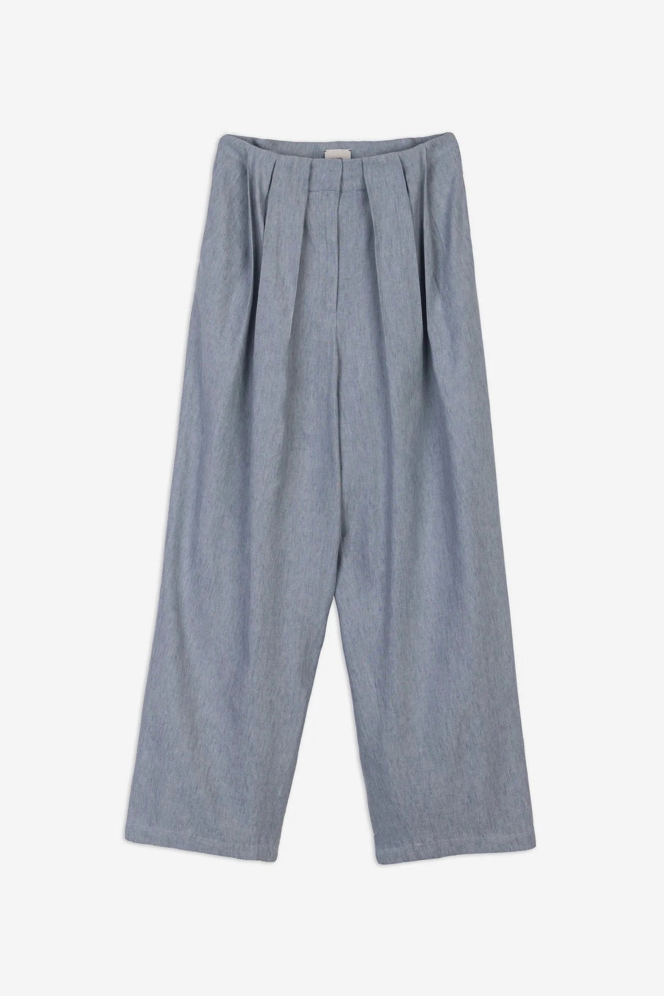 Pantalon Visco Melange con Cinta