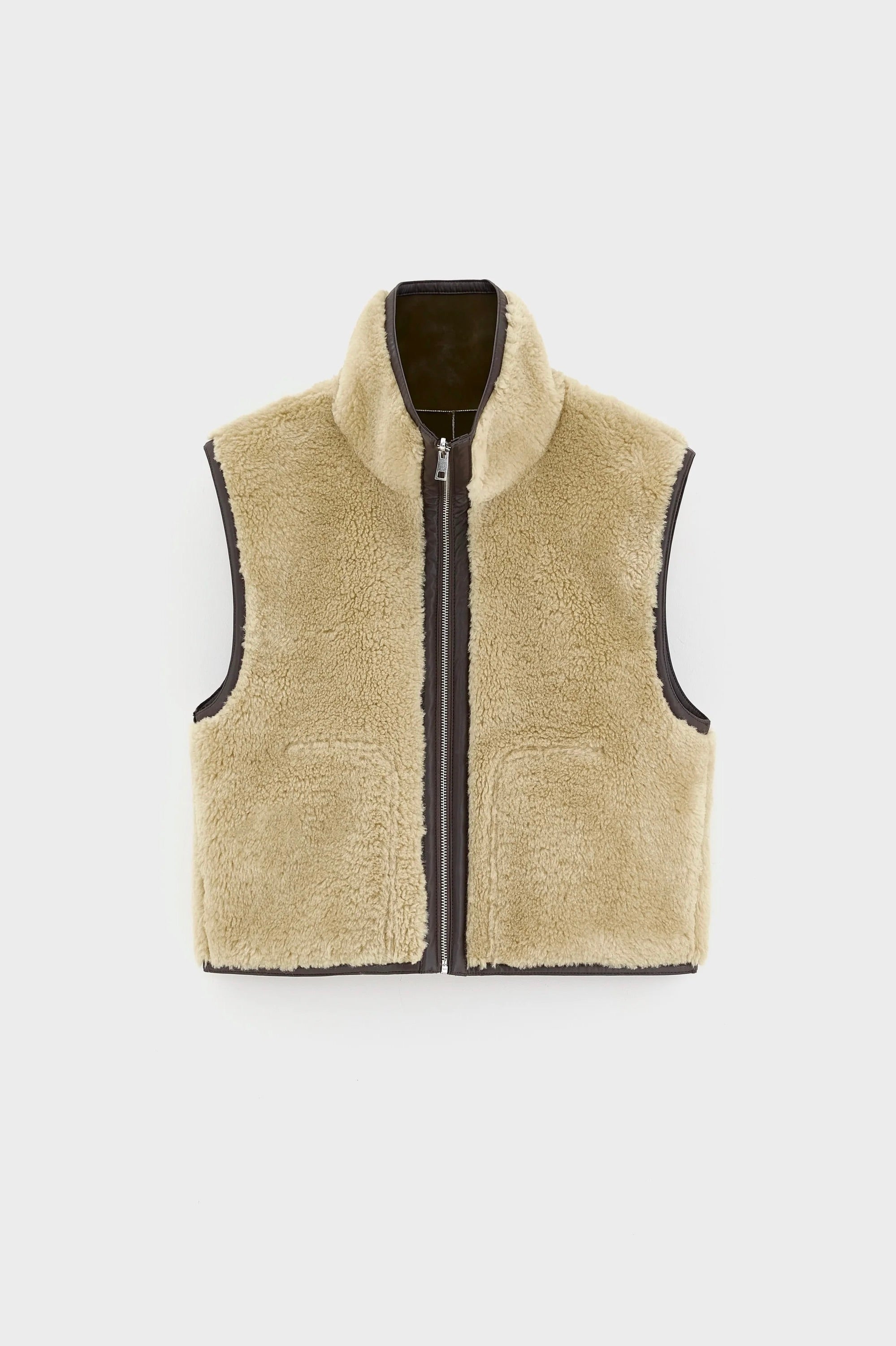 Veste sans manche réversible en fausse fourrure Jonson Bellerose -- Bonny Lyon 