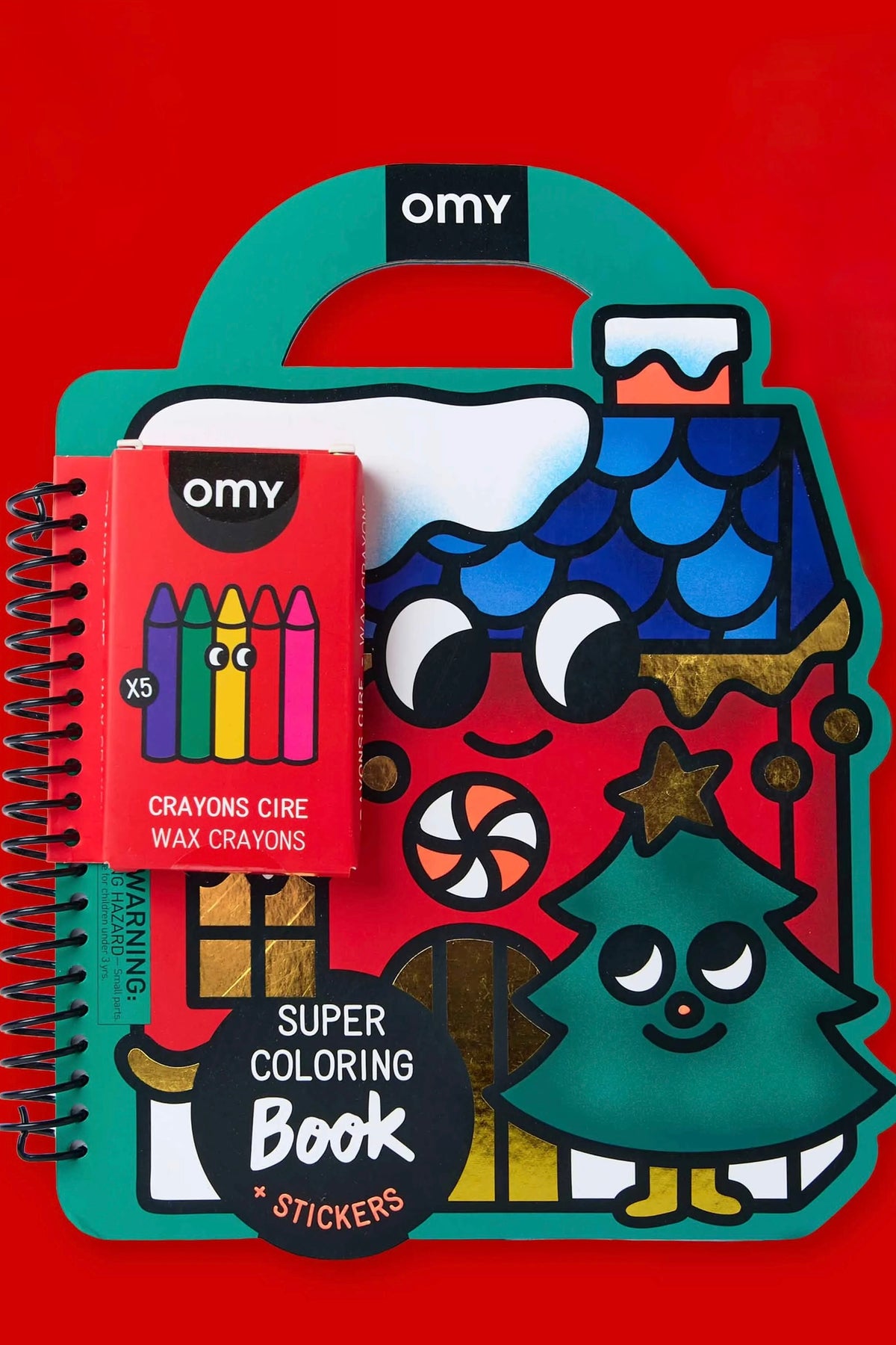 Super Coloring & Stickers - Christmas
