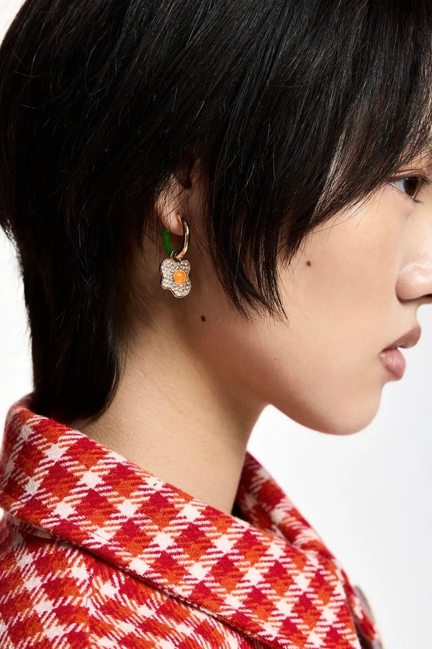 Boucles d'oreilles dépareillées Kyril Canard et Oeuf Essentiel Antwerp -- Bonny Lyon