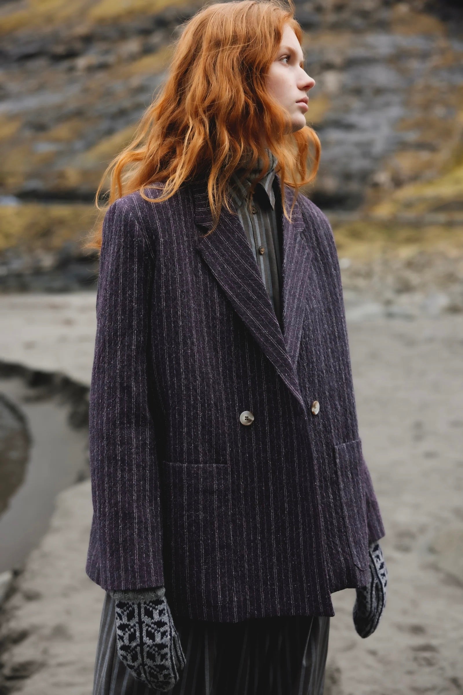 Blazer Kiara Mulberry