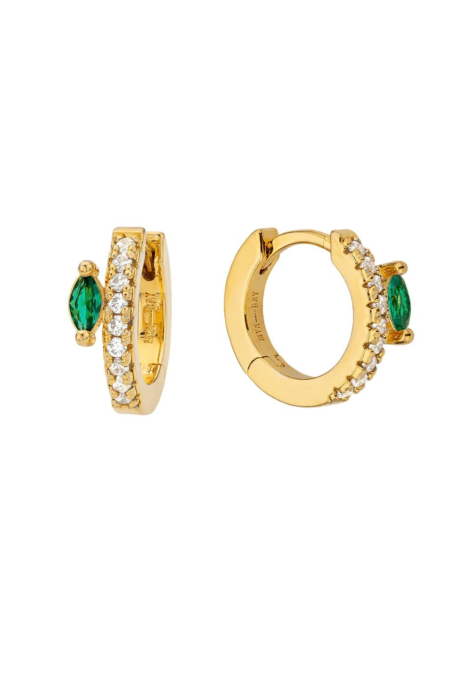 Boucles d'oreille Green Precious Delhi