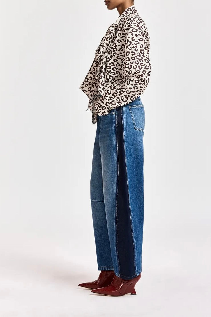 Jeans barrel patchwork Kashba Essentiel Antwerp -- Bonny Lyon
