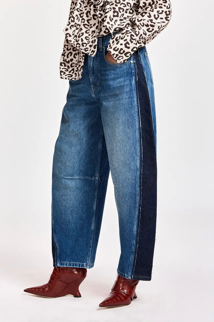 Jeans barrel patchwork Kashba Essentiel Antwerp -- Bonny Lyon