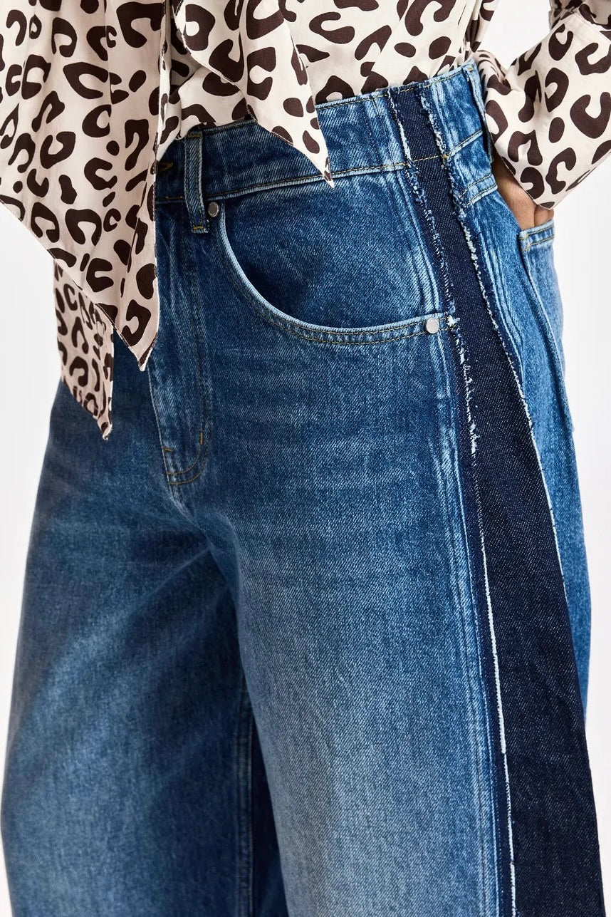 Jeans barrel patchwork Kashba Essentiel Antwerp -- Bonny Lyon