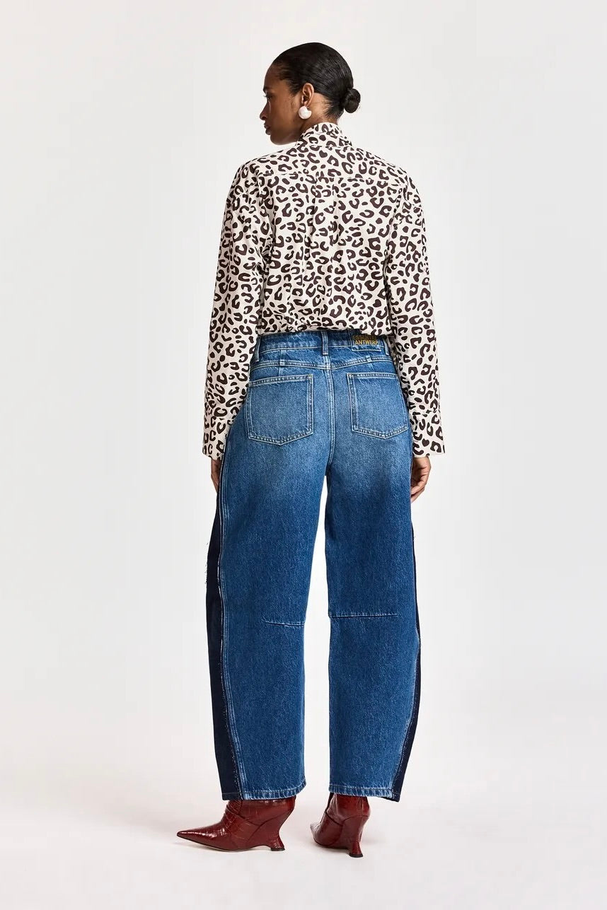 Jeans barrel patchwork Kashba Essentiel Antwerp -- Bonny Lyon