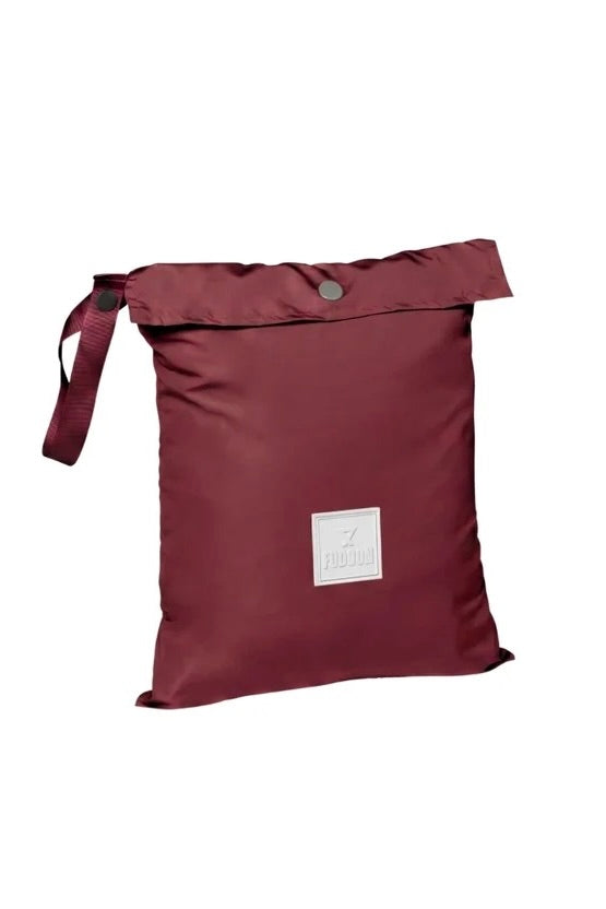 Capuche Doudoune Bordeaux et Prune