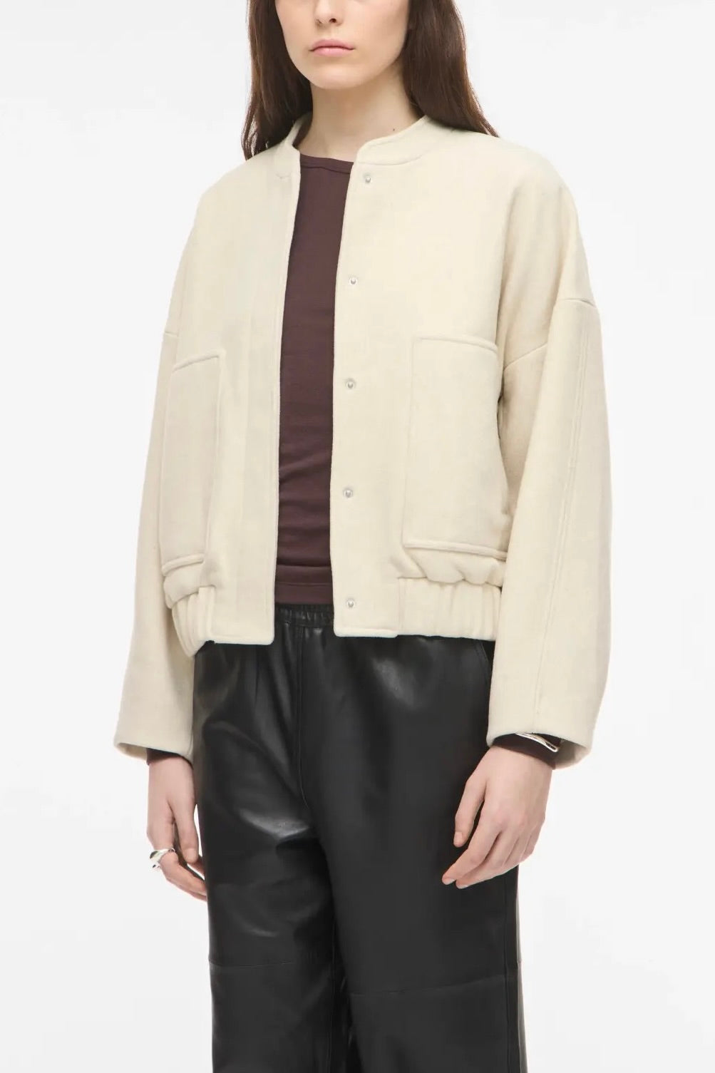 Veste Rouge Edit Rounellie Birch style bomber Bonny Lyon