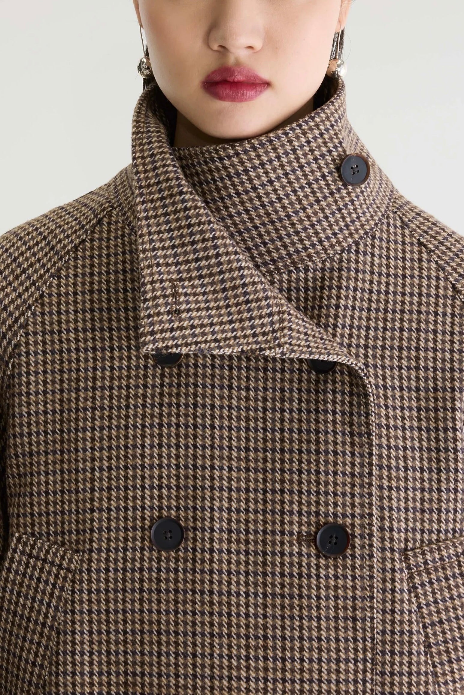 Veste Jackal Bellerose carreaux Display-A en laine — Bonny Lyon
