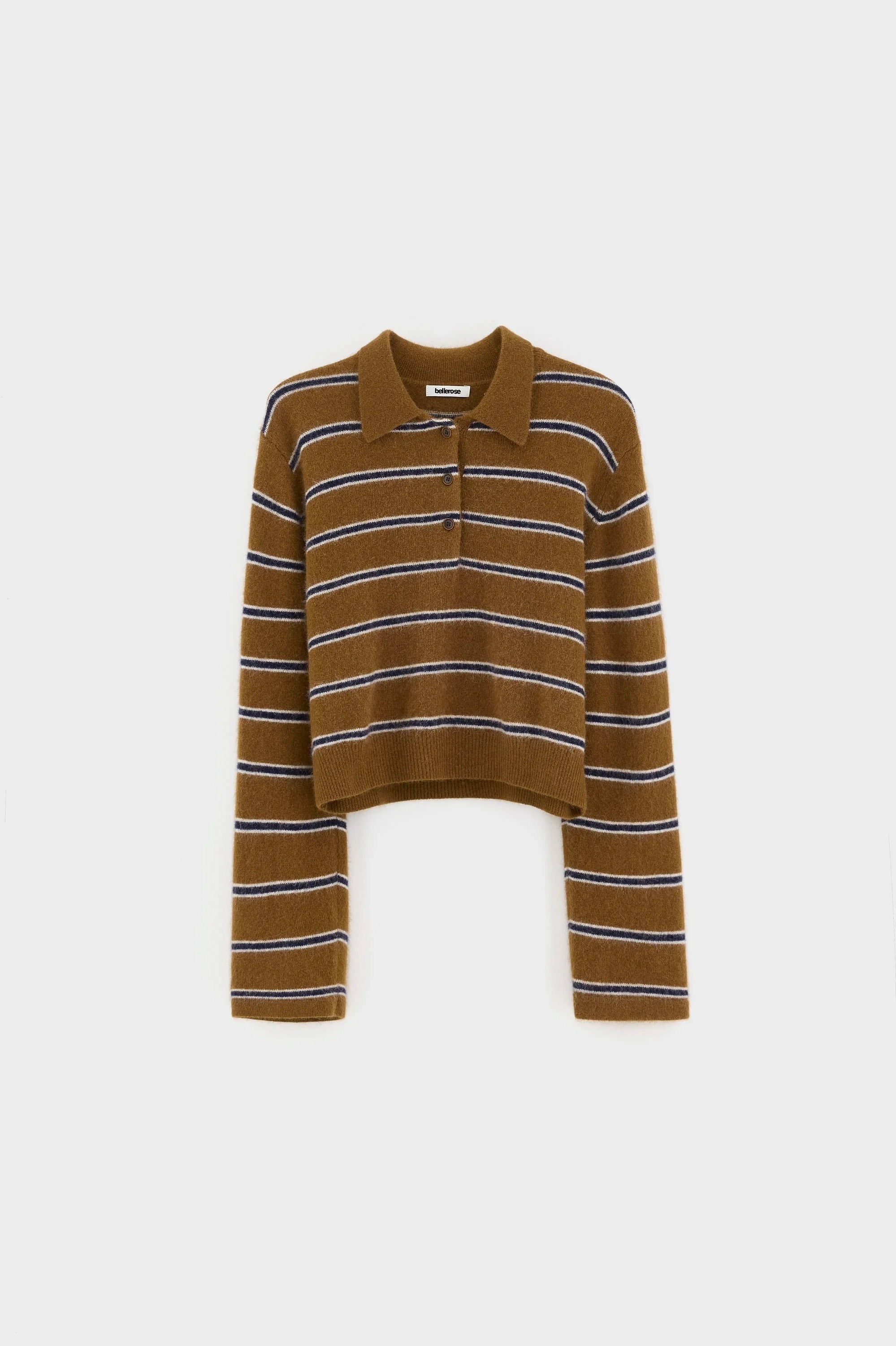 Pull polo Dussyr Bellerose rayures Stripe-E — Bonny Lyon
