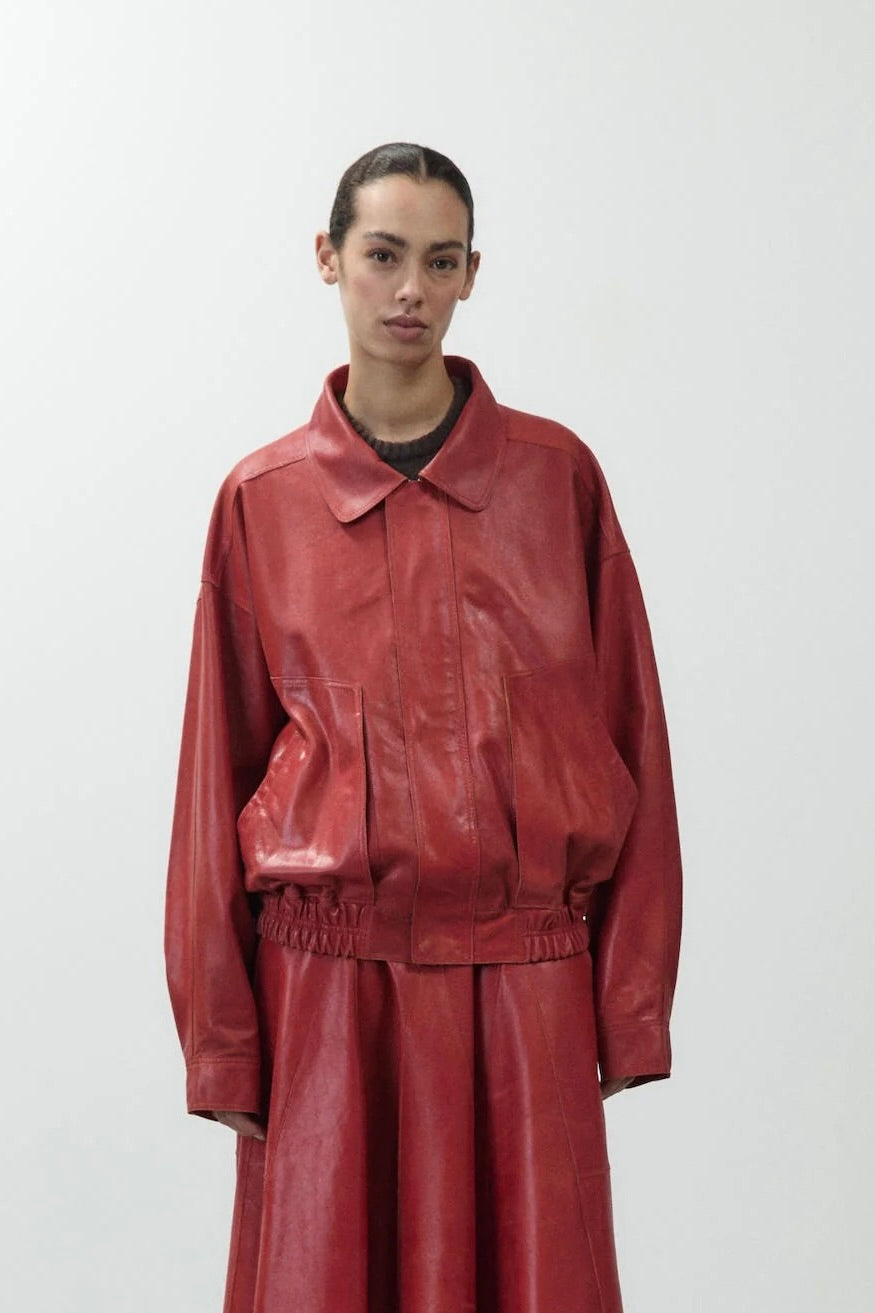 Bomber Heavy Leather