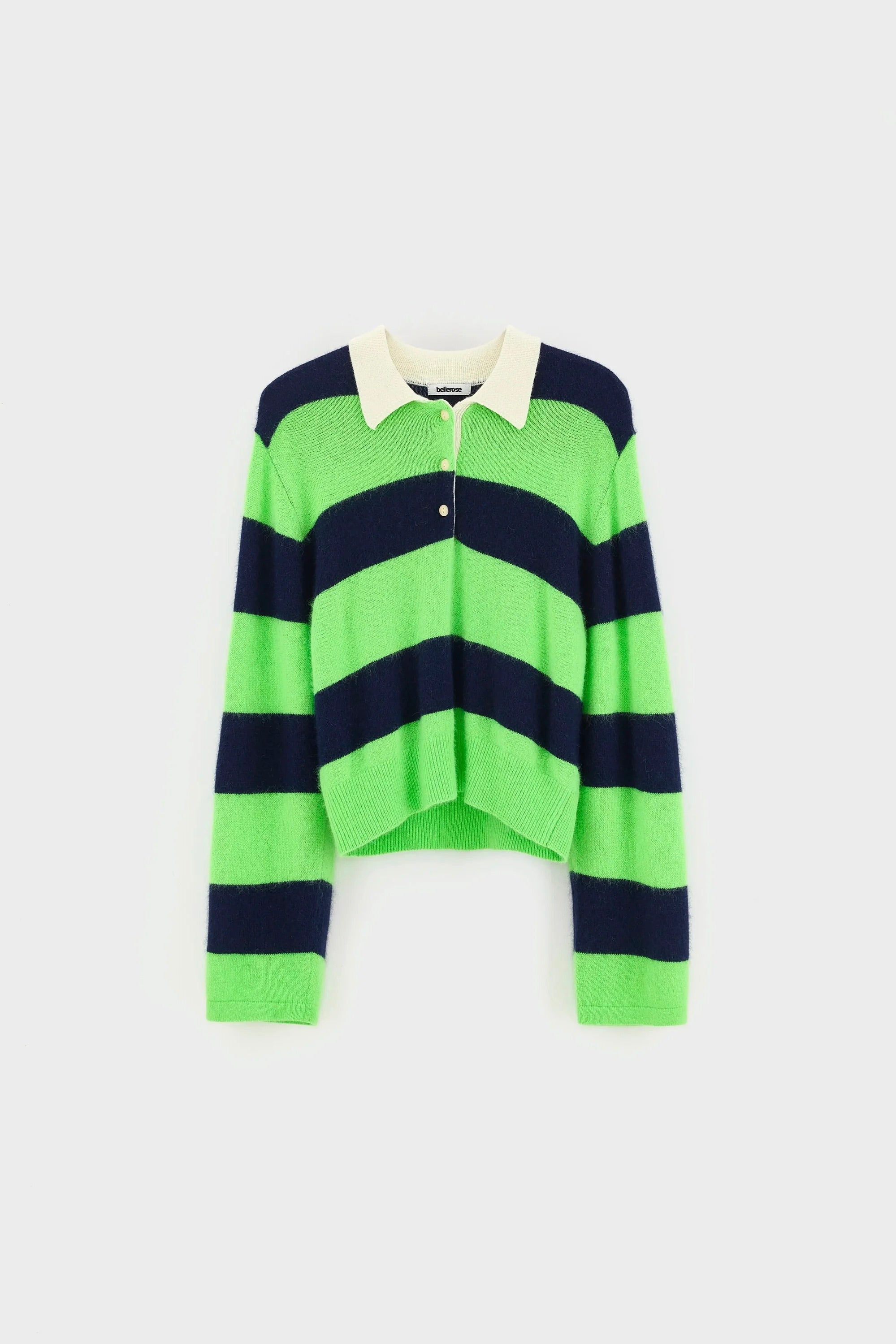 Pull polo Dusto Bellerose rayures Stripe-A — Bonny Lyon
