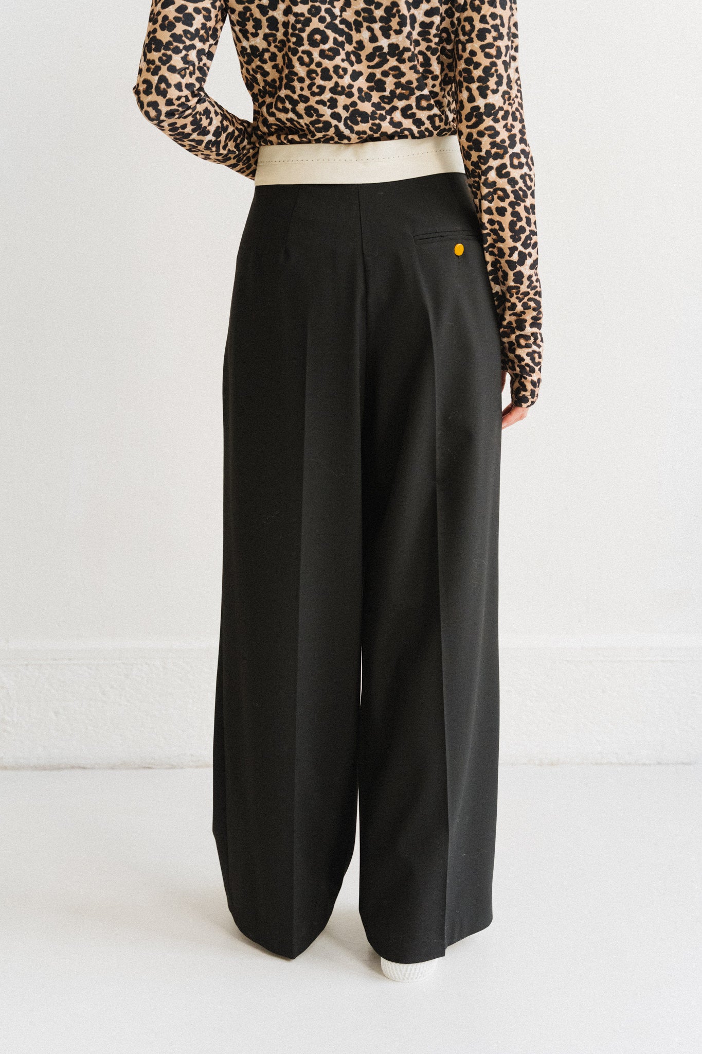 Pantalon Poly Pinces