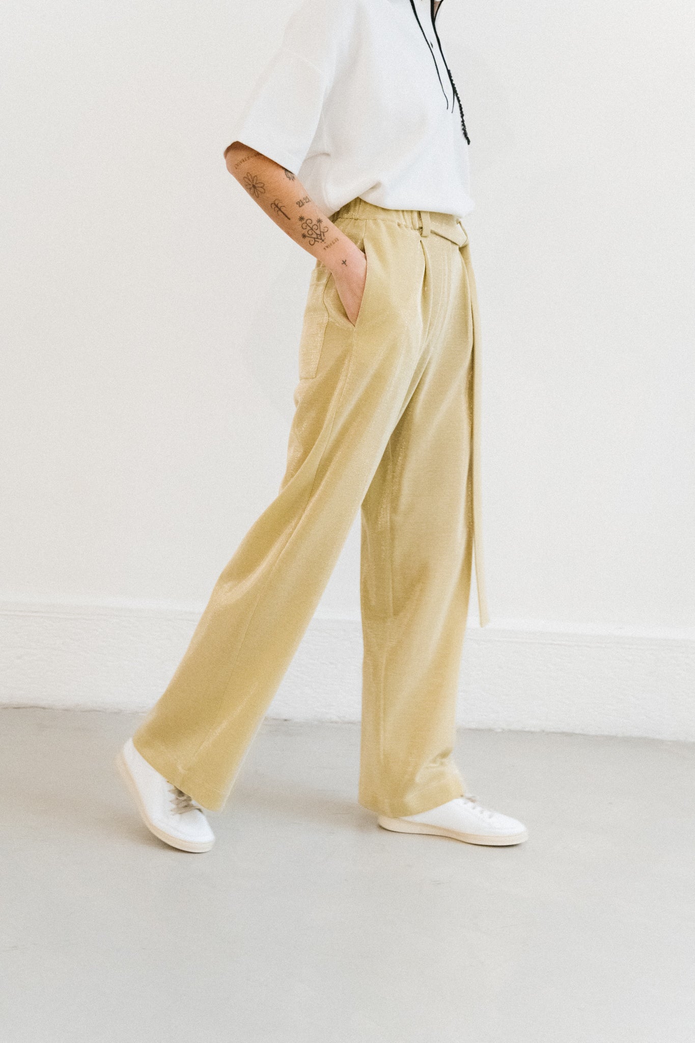 Pantalon Glittery Gold