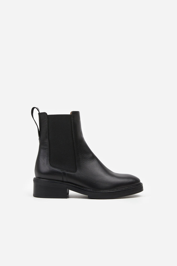 Bottines Franca Cuir Noir